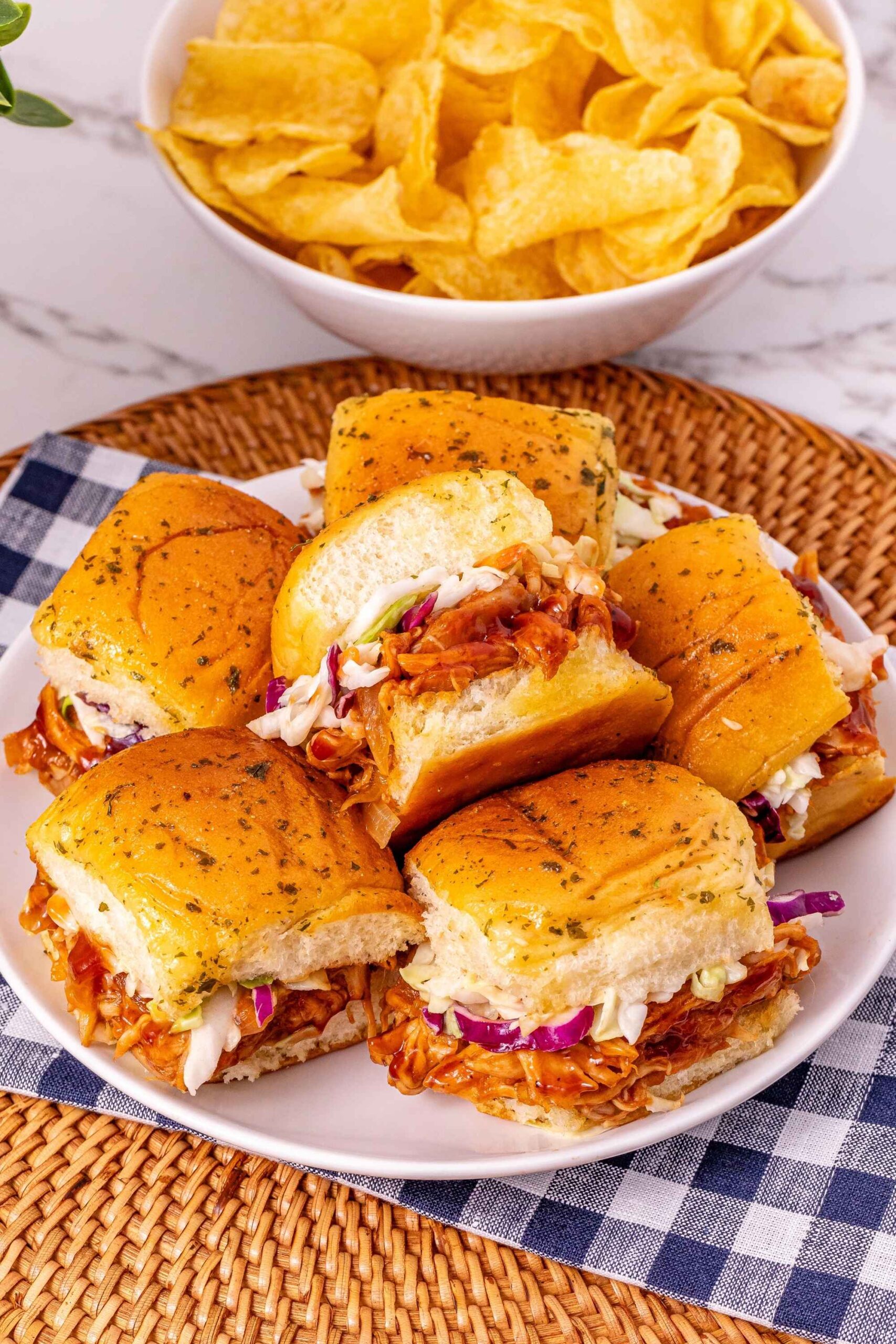 bbq chicken sliders
