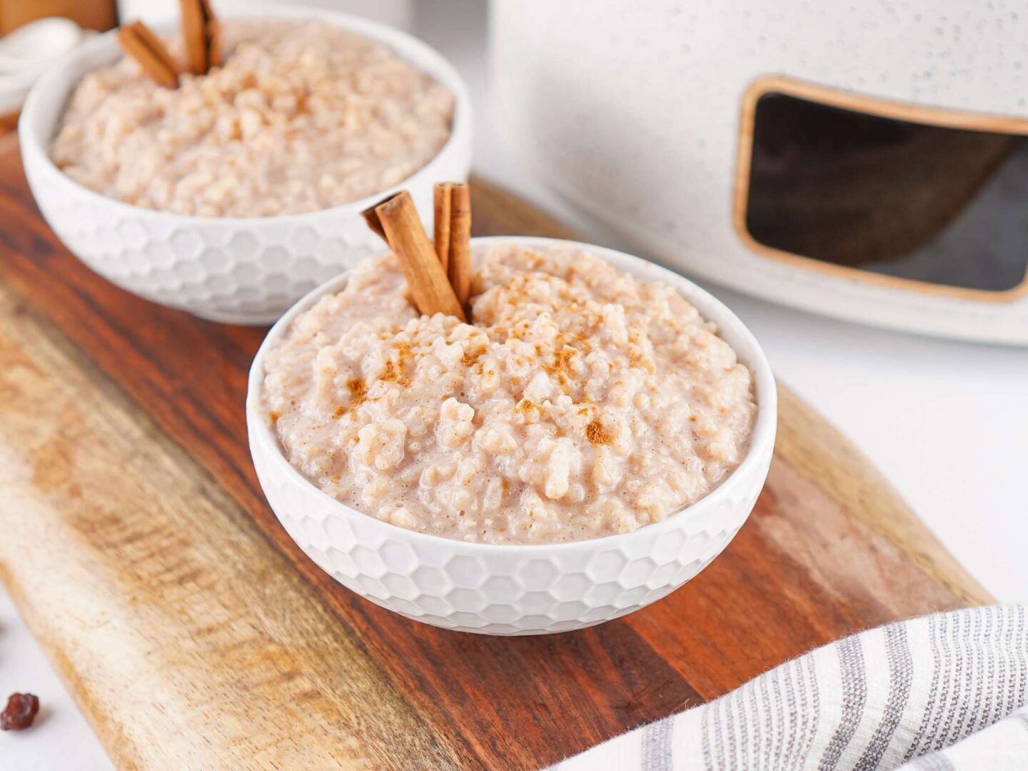 crockpot cinnamon rice pudding