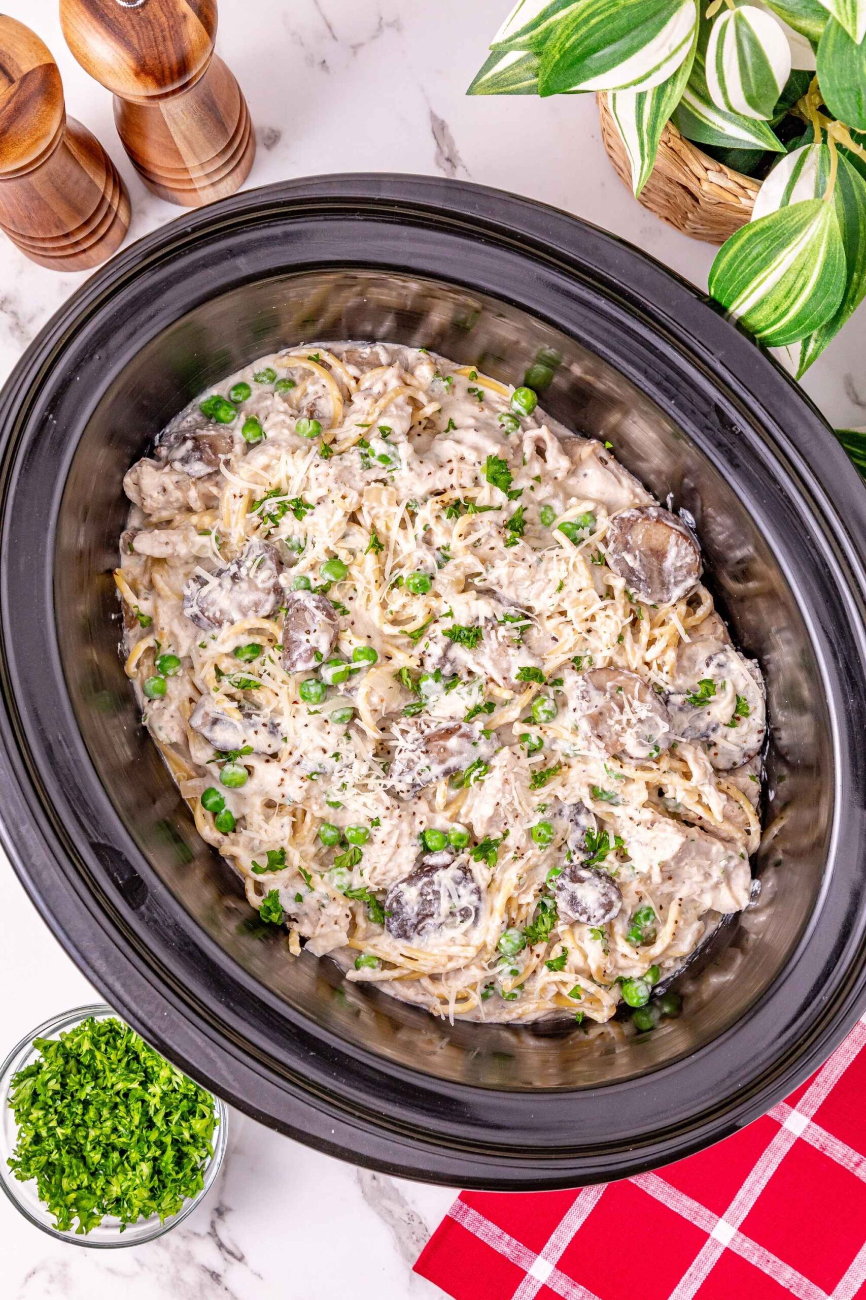 crockpot turkey pasta