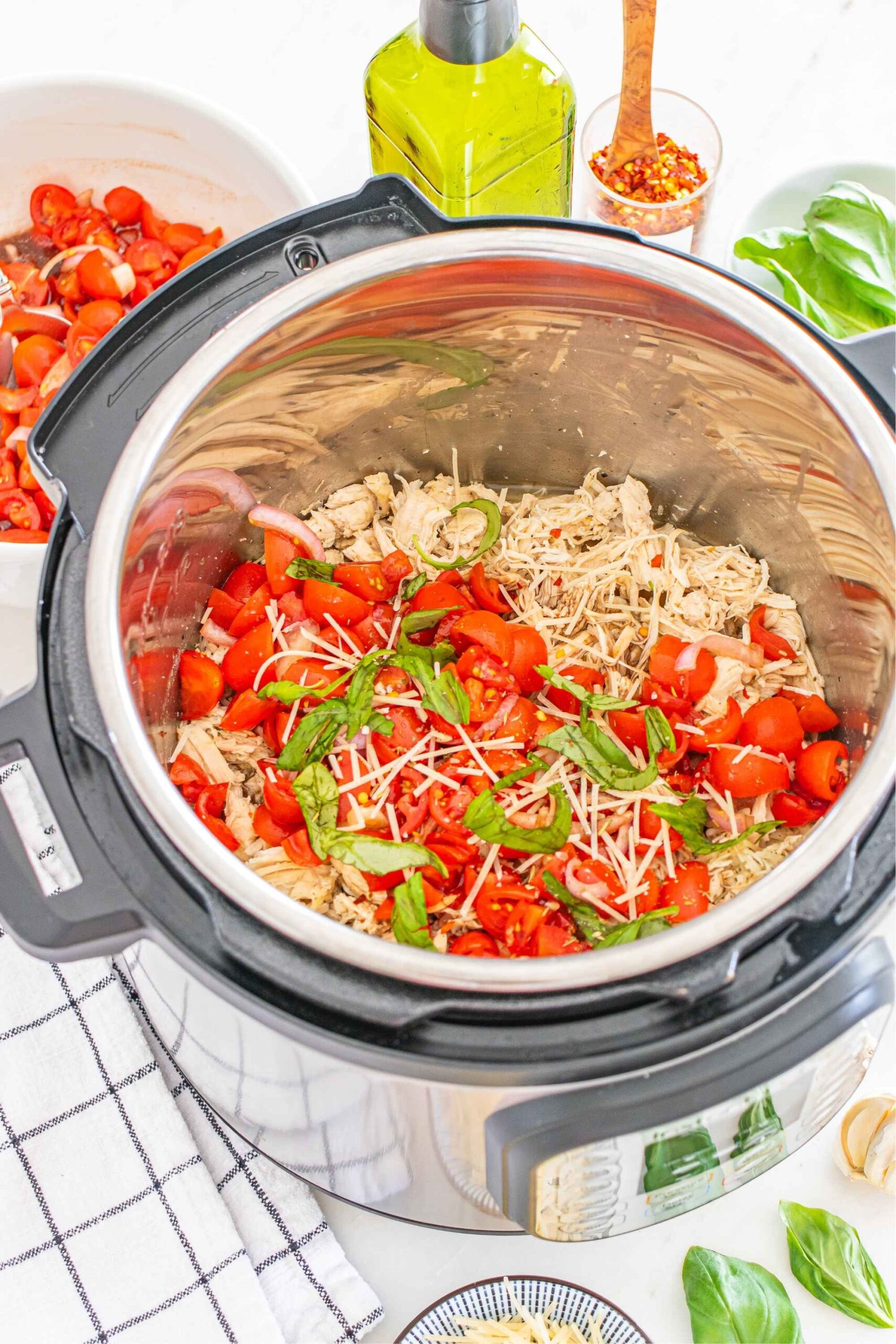 instant pot chicken bruschetta