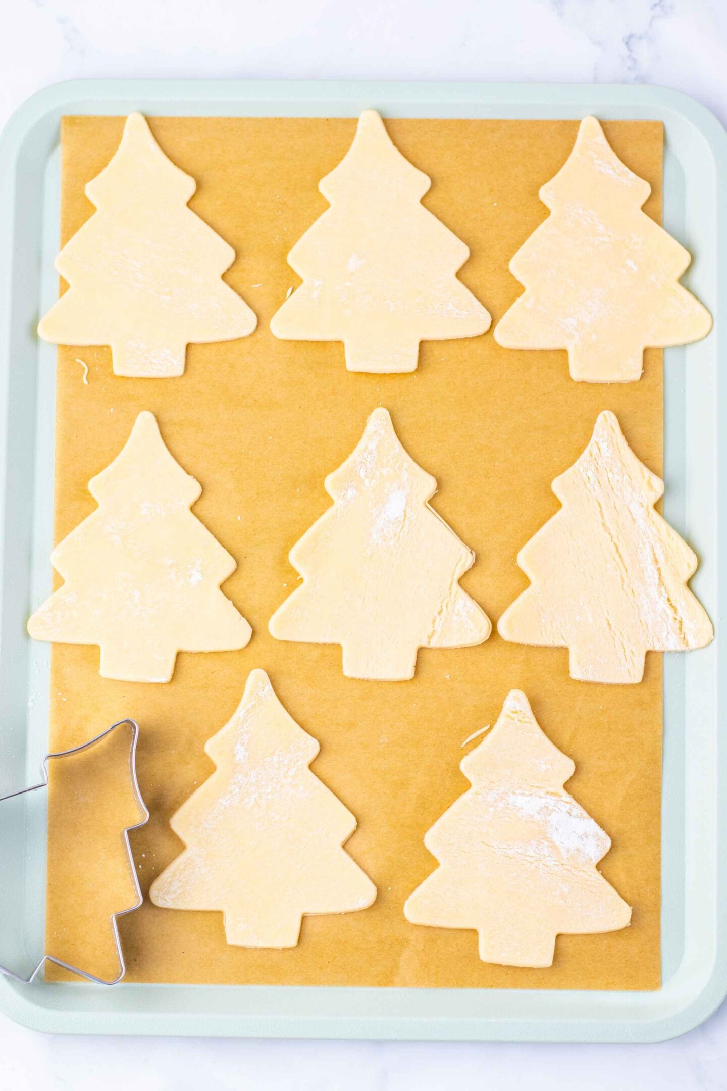 pastry xmas trees