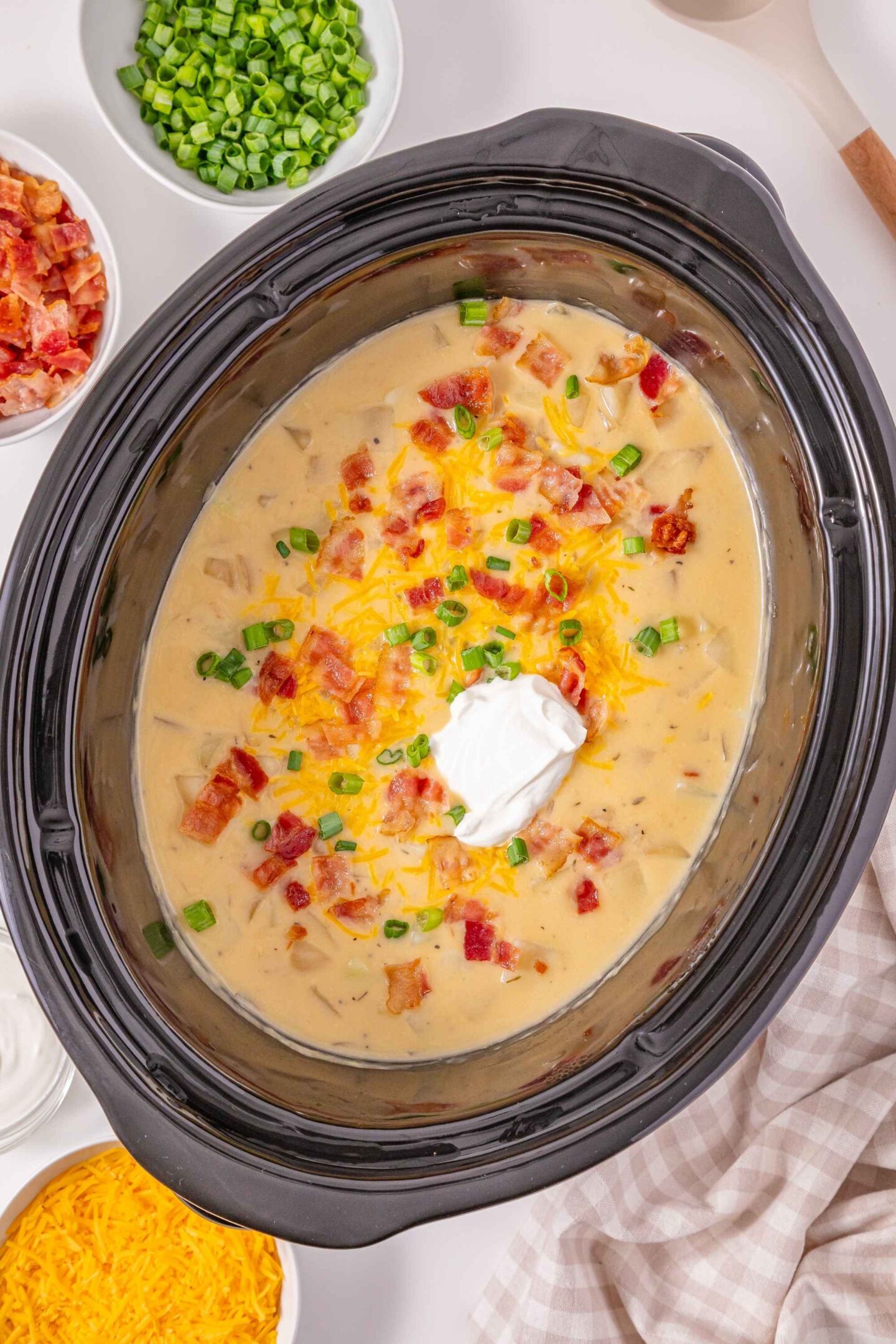 crockpot loaded potato soup