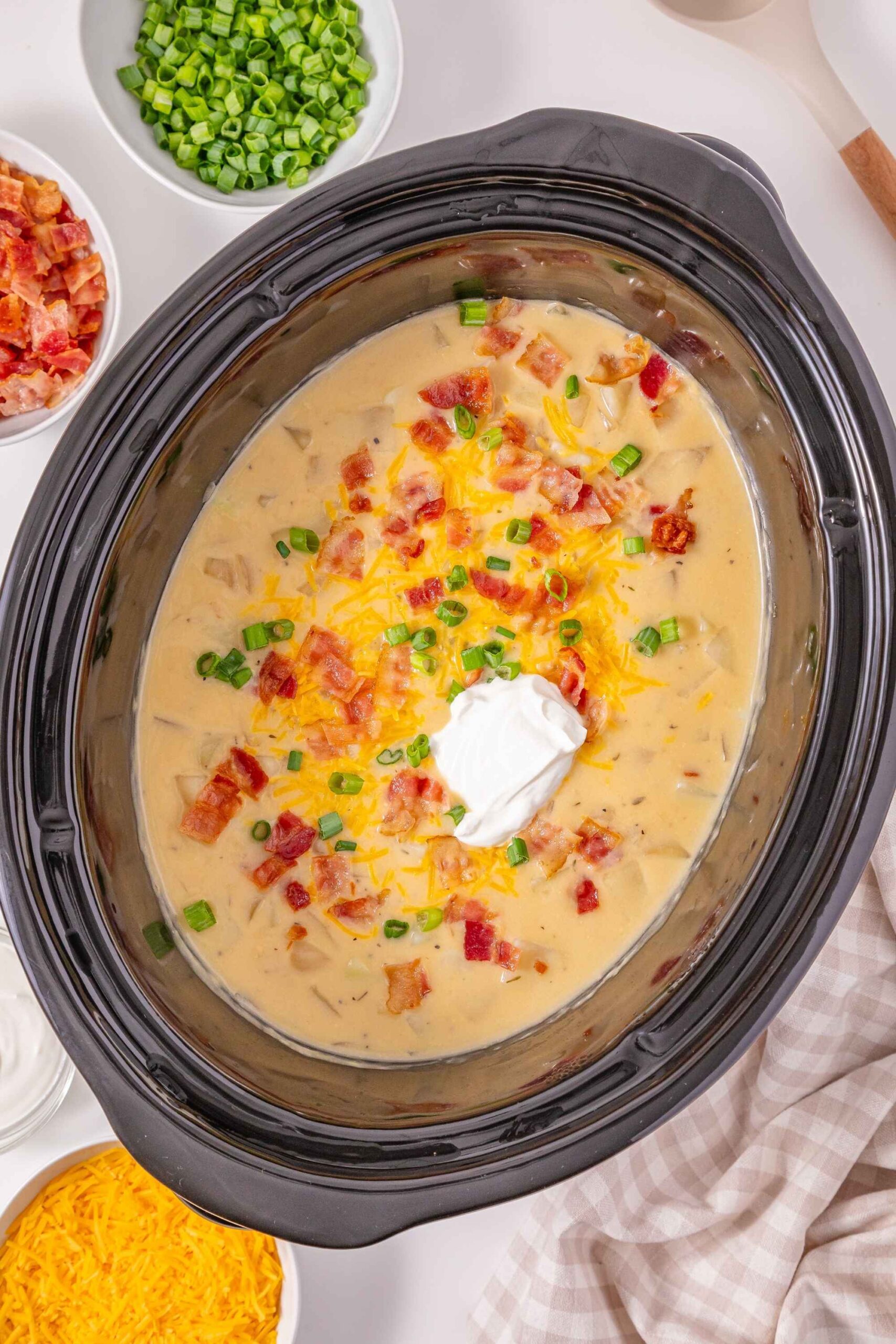 crockpot loaded potato soup