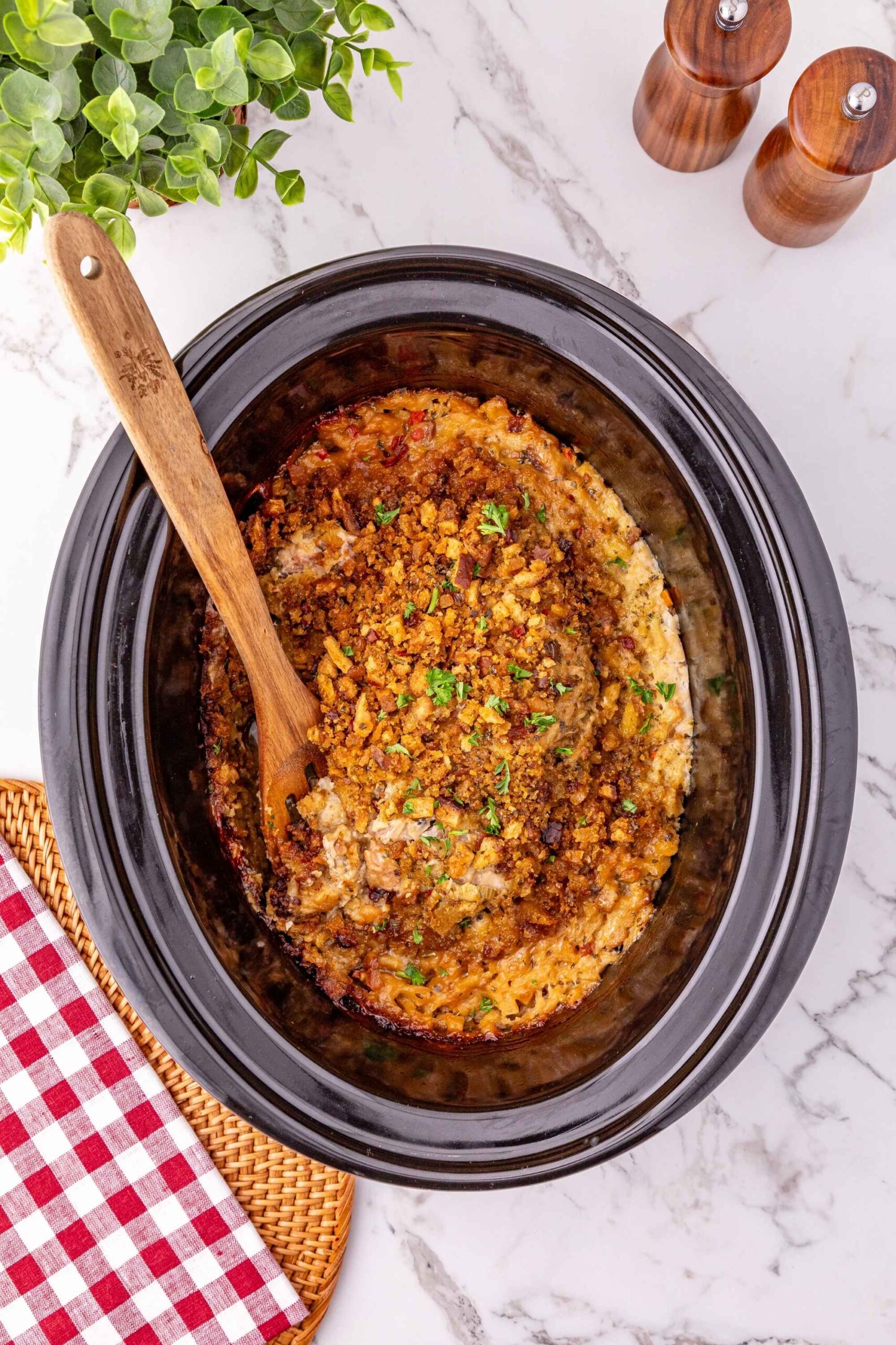 crockpot pork and stuffing