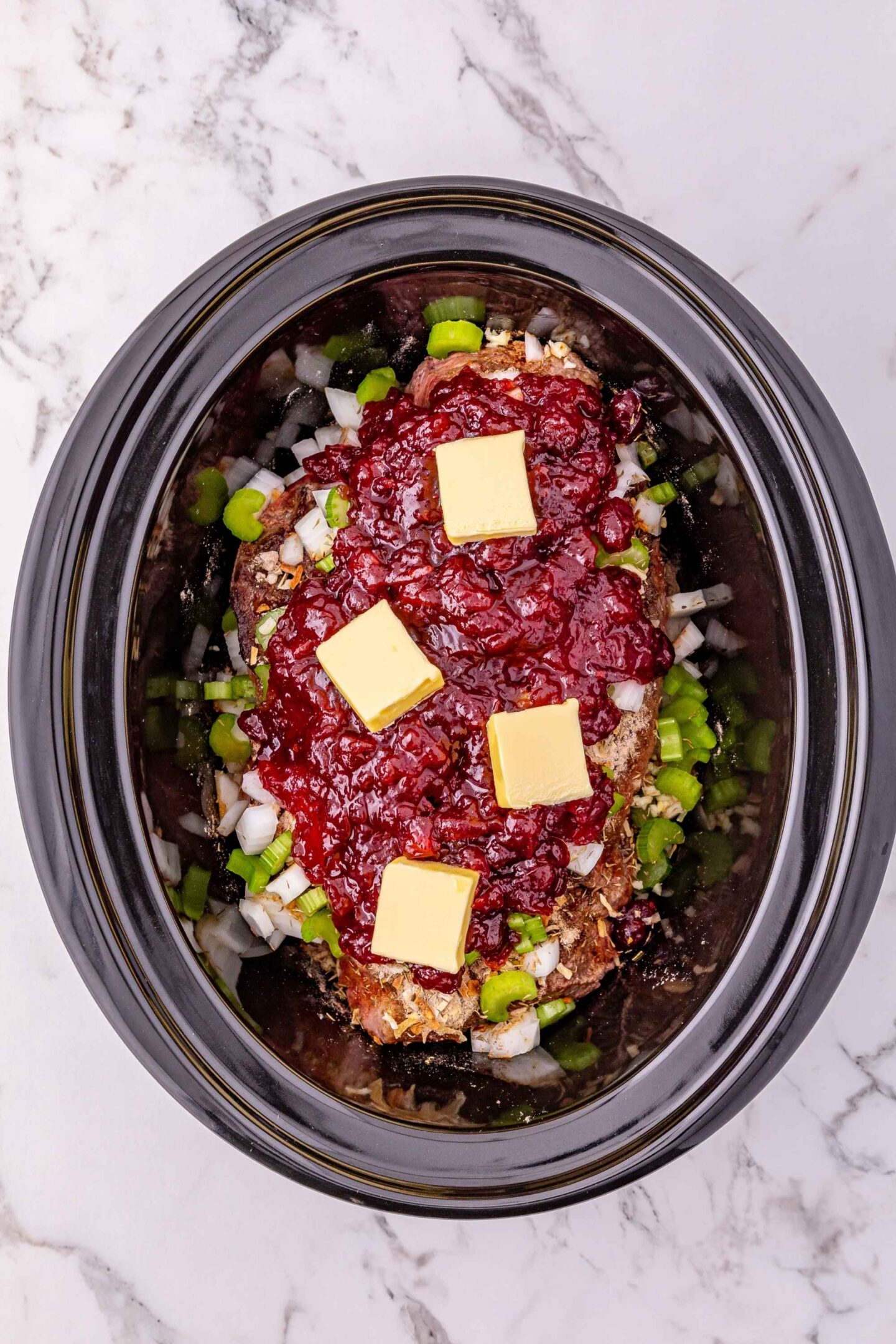 crockpot pot roast with cranberry sauce