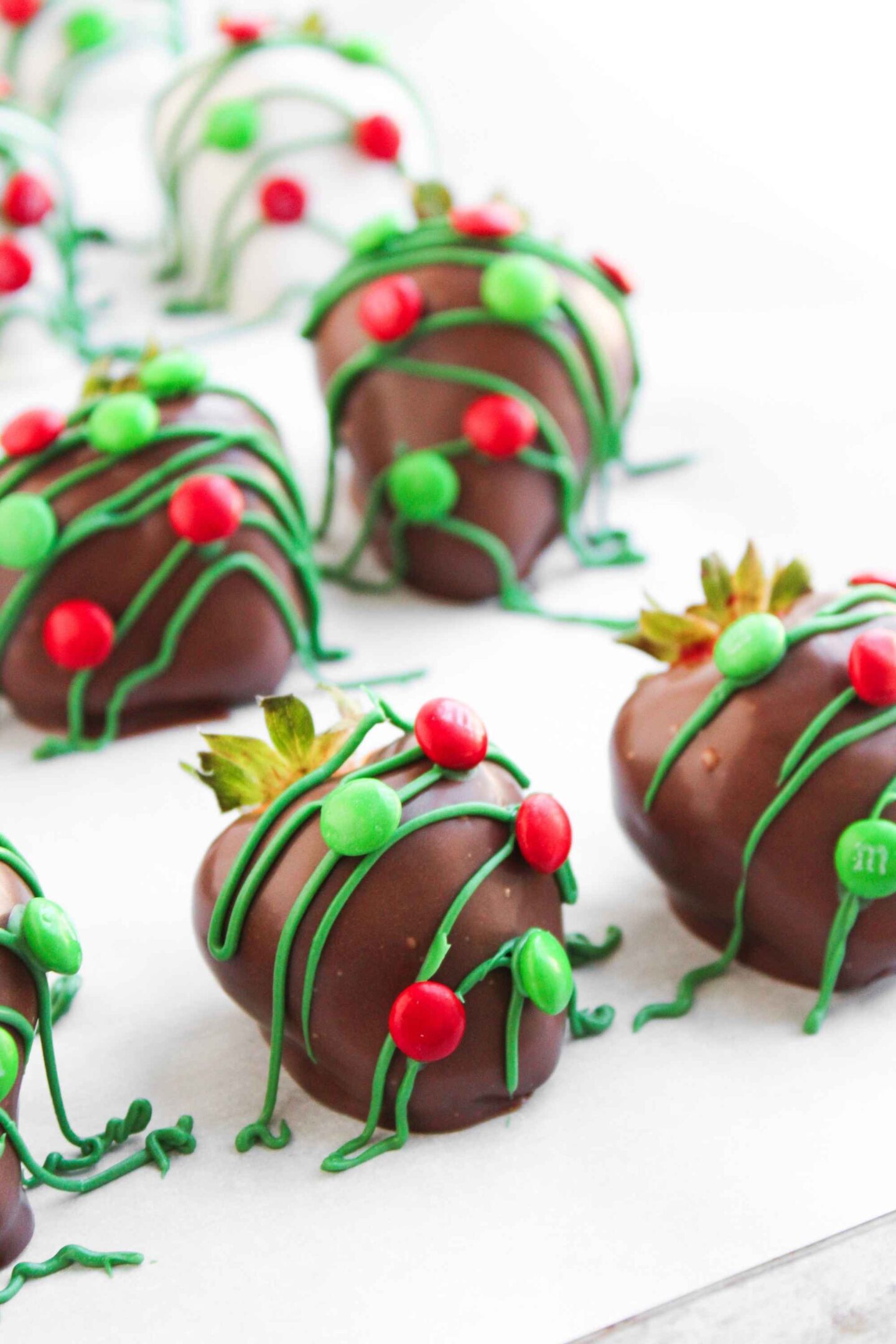 decorated strawberries