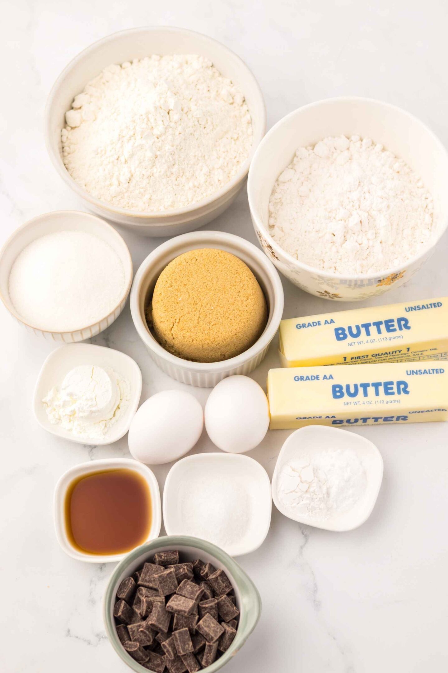 levain cookies ingredients