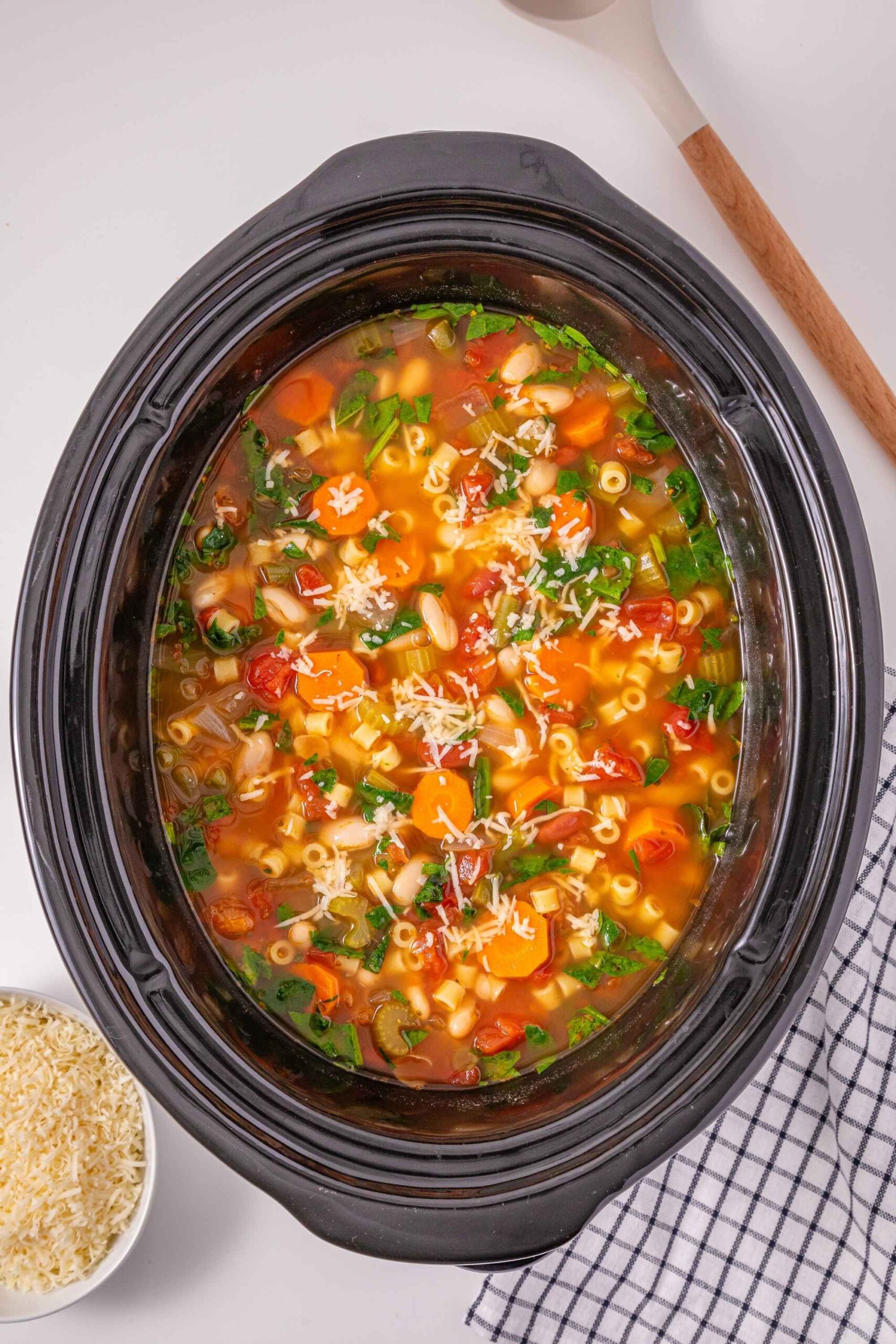 minestrone soup crockpot