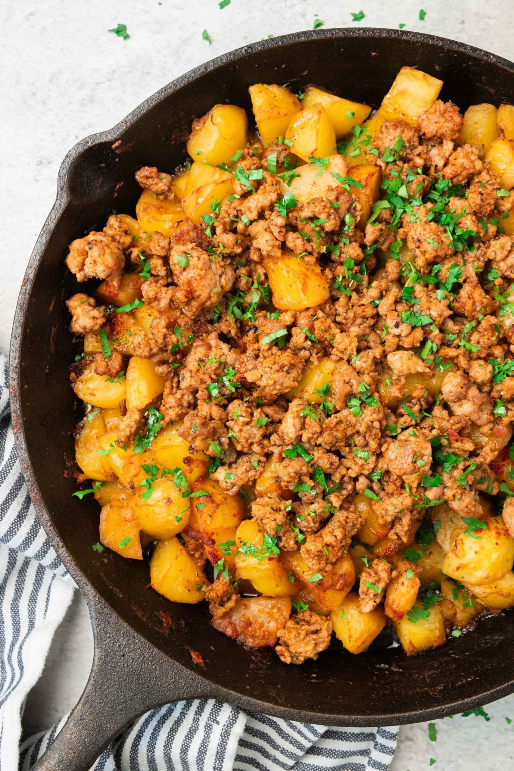 one pot ground beef and potatoes