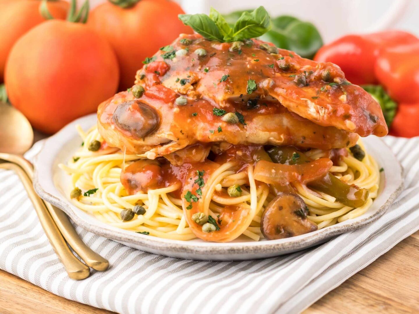 slow cooker cacciatore chicken