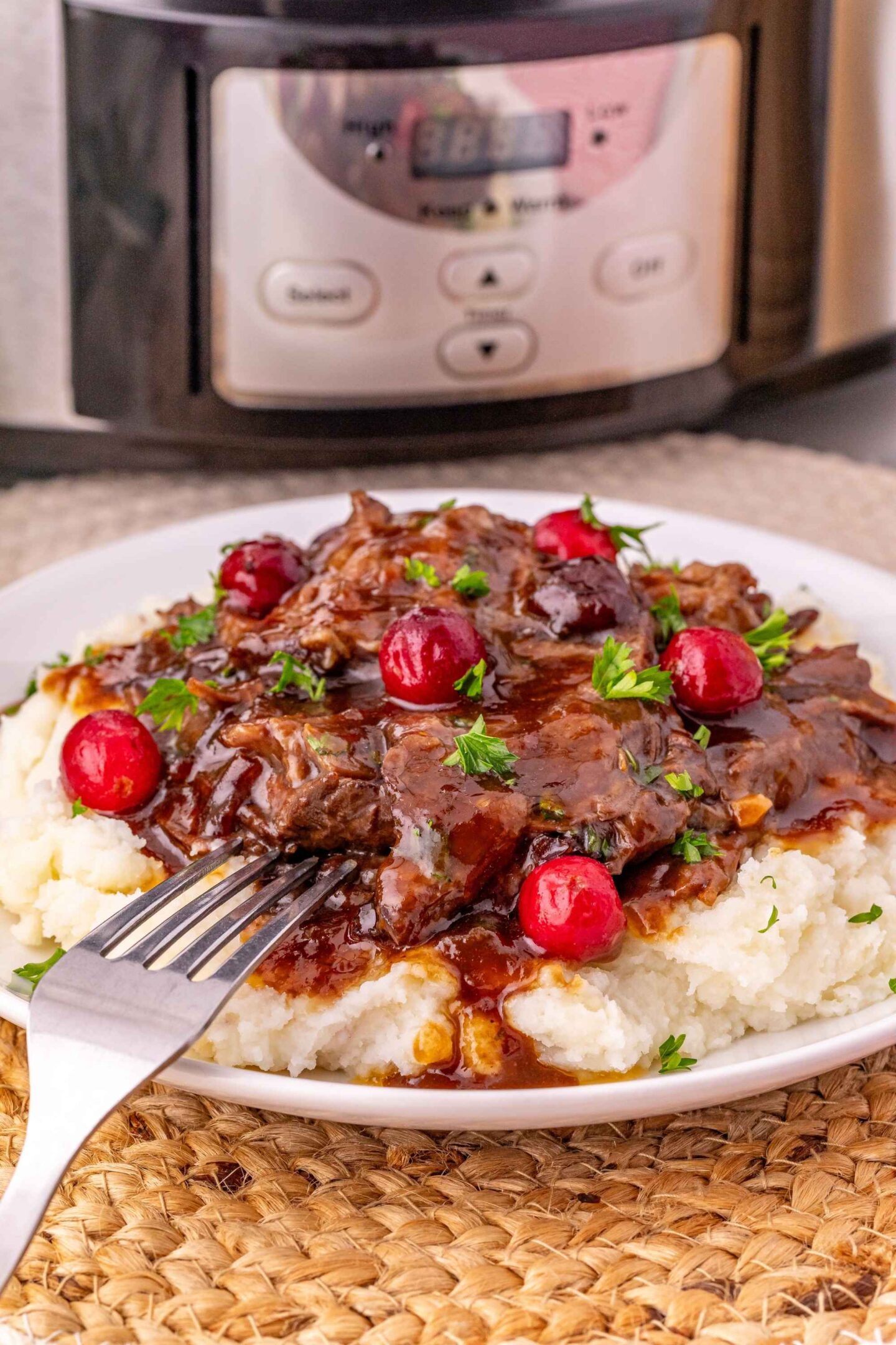 slow cooker cranberry pot roast