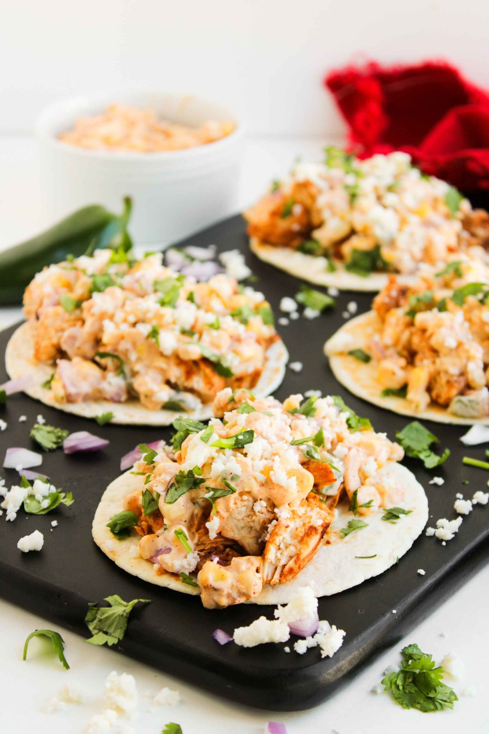 street corn tacos