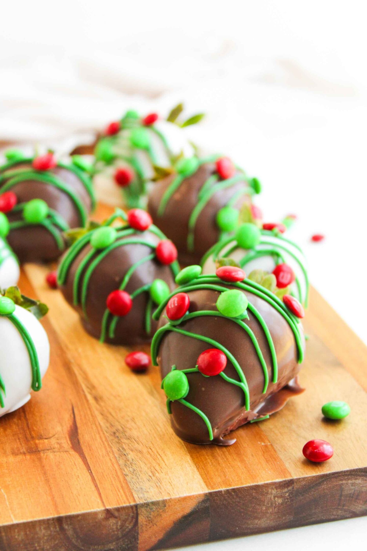 xmas choc strawberries