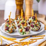 xmas cranberry cheese balls