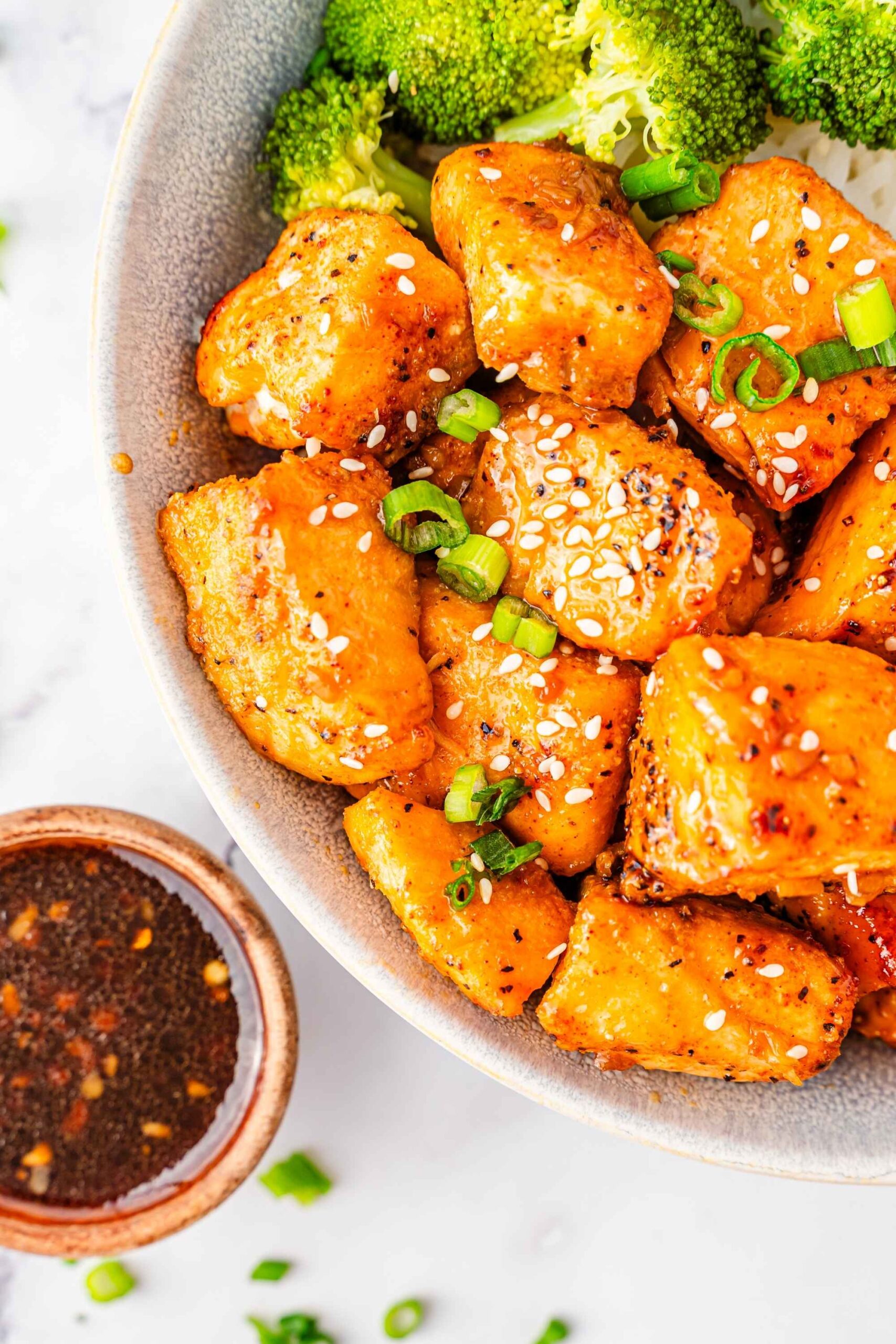 air fryer salmon bites