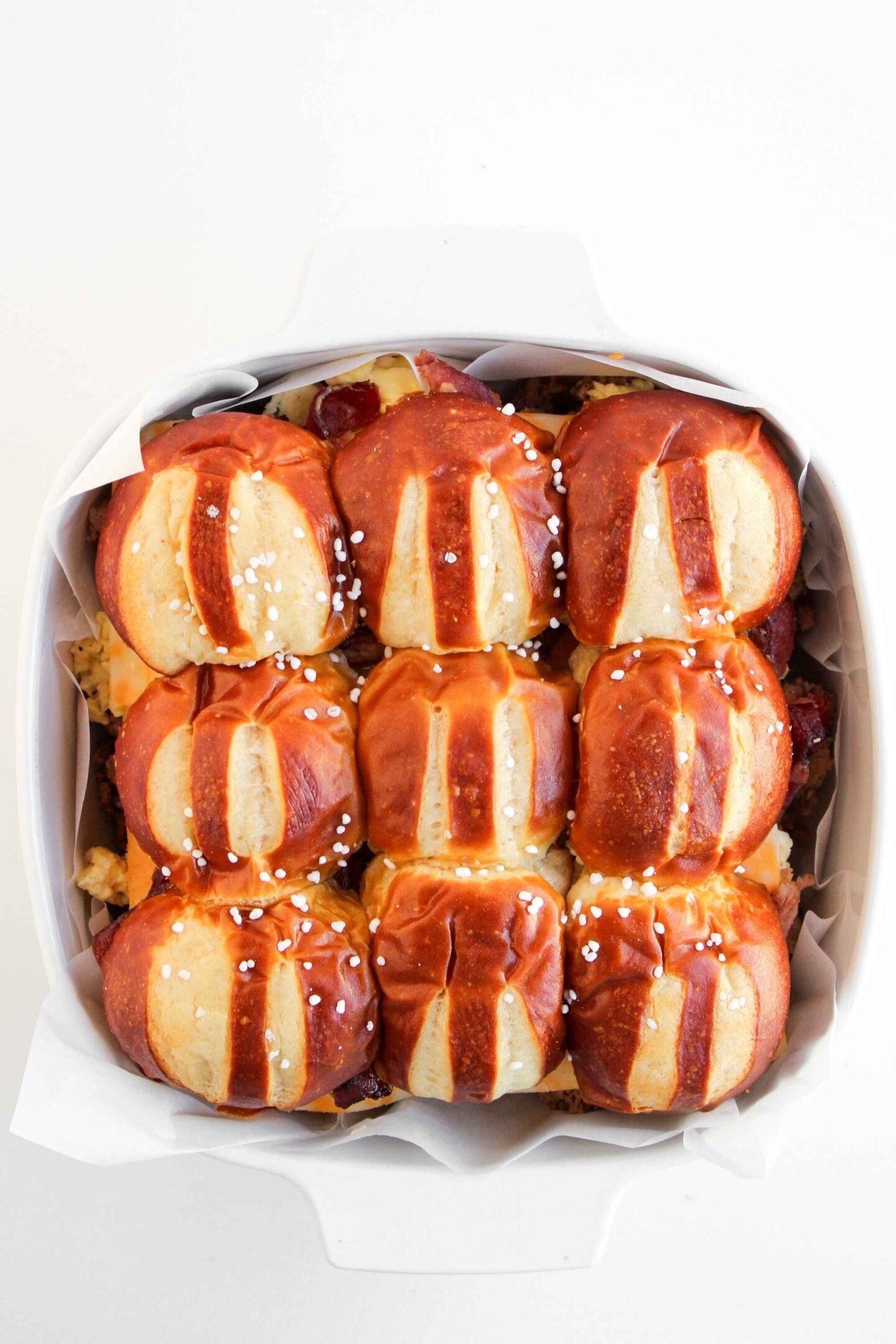 baked breakfast sliders