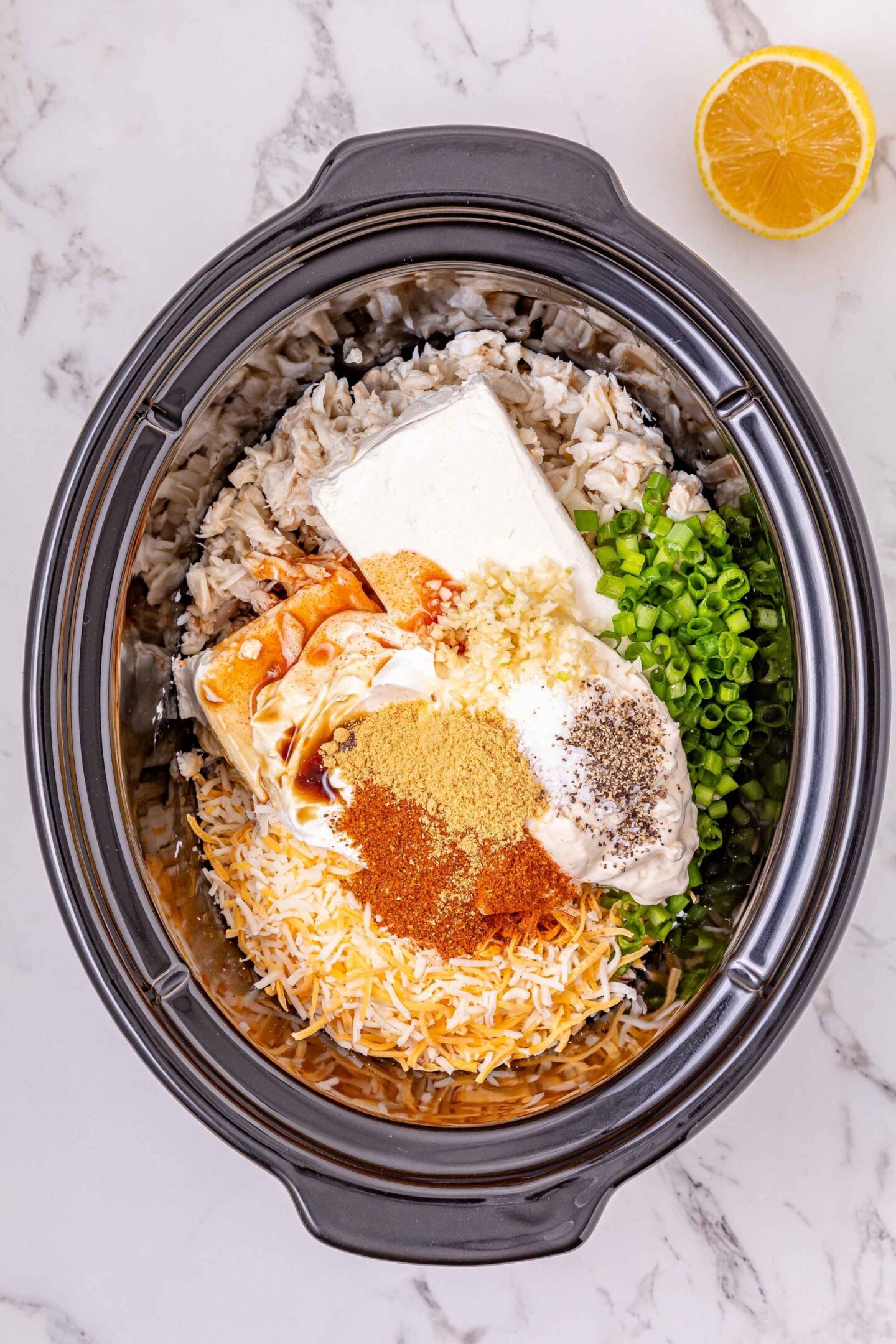 crockpot crab dip base