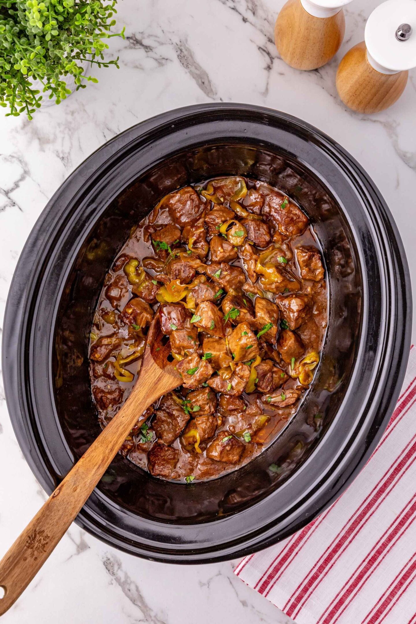 crockpot mississippi steak bites