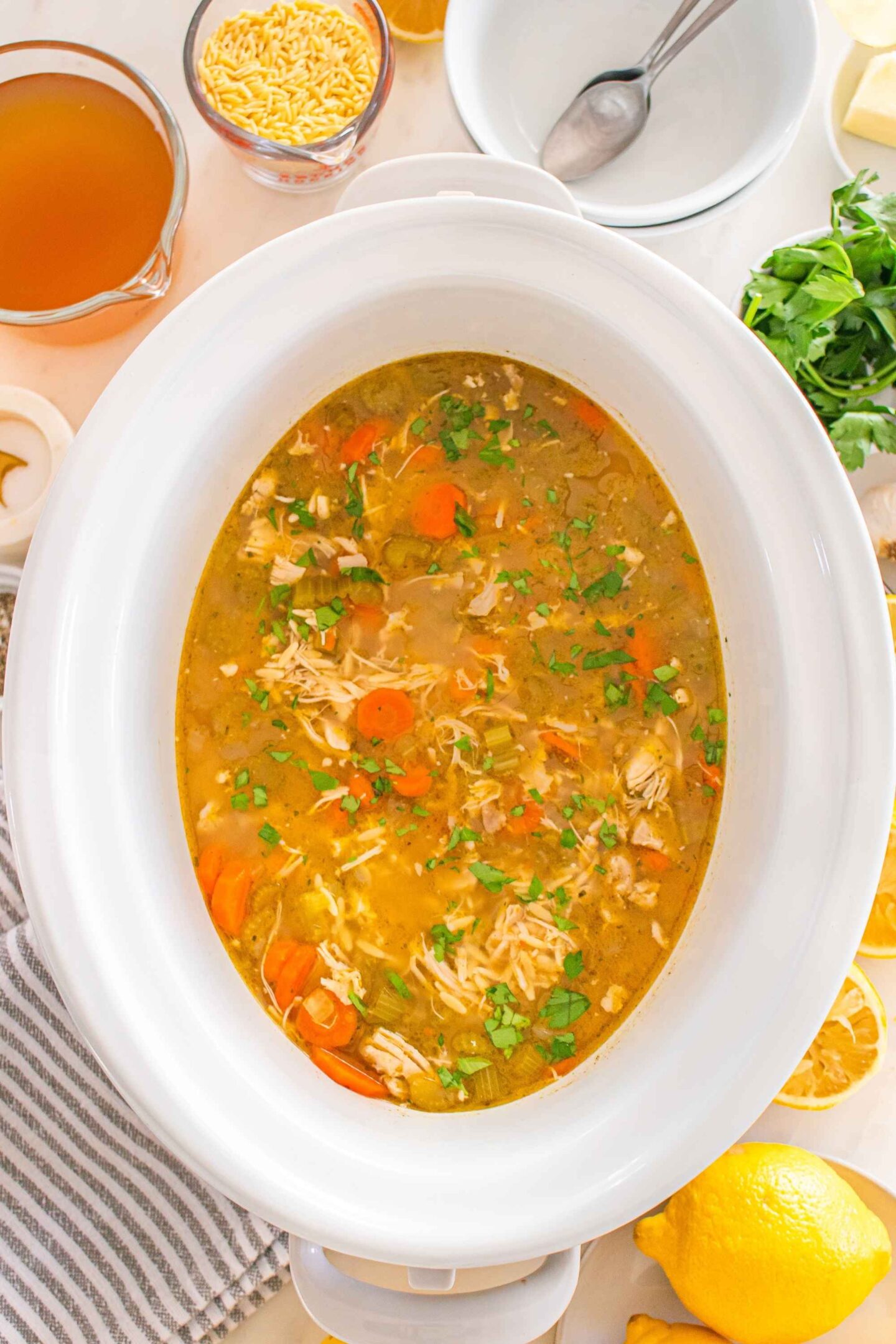 orzo lemon chicken soup