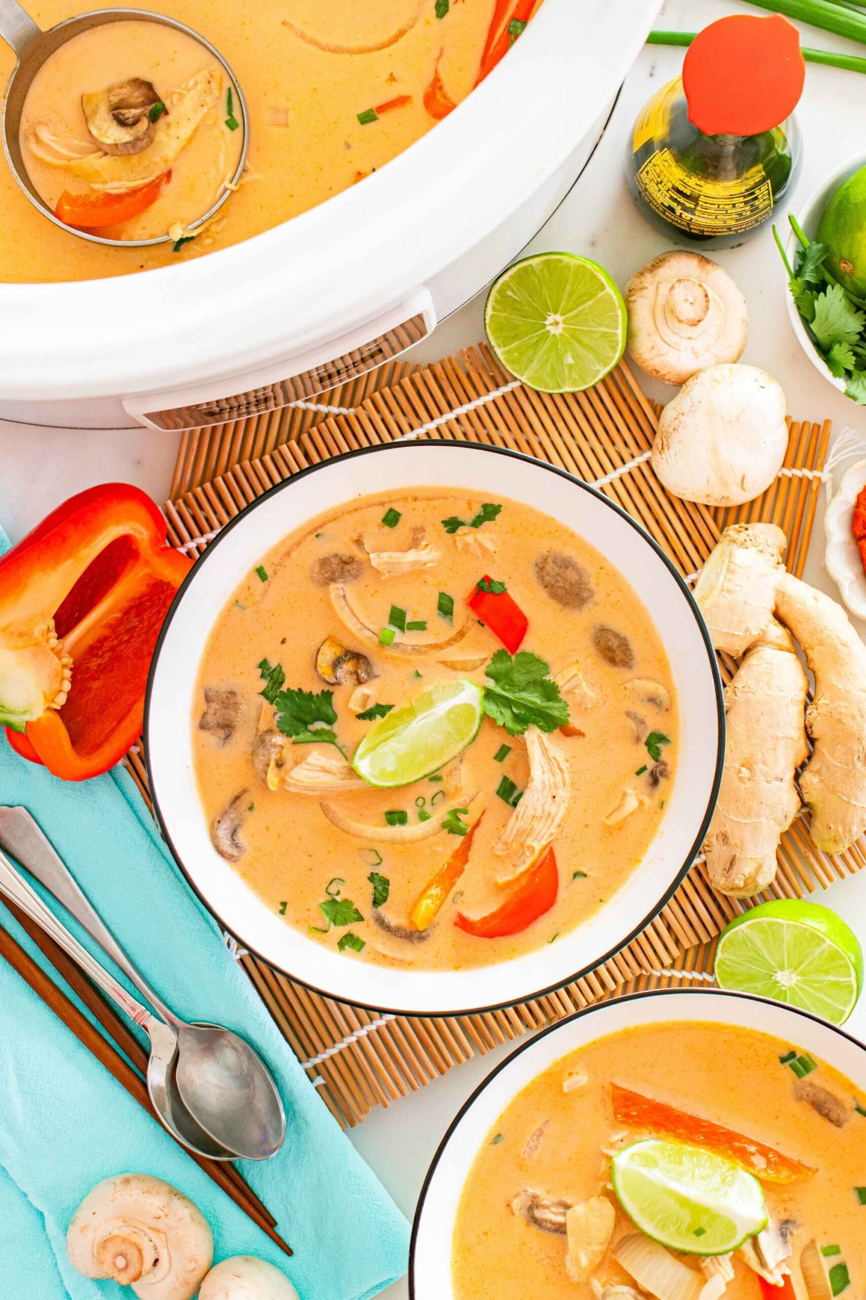 thai crockpot chicken soup