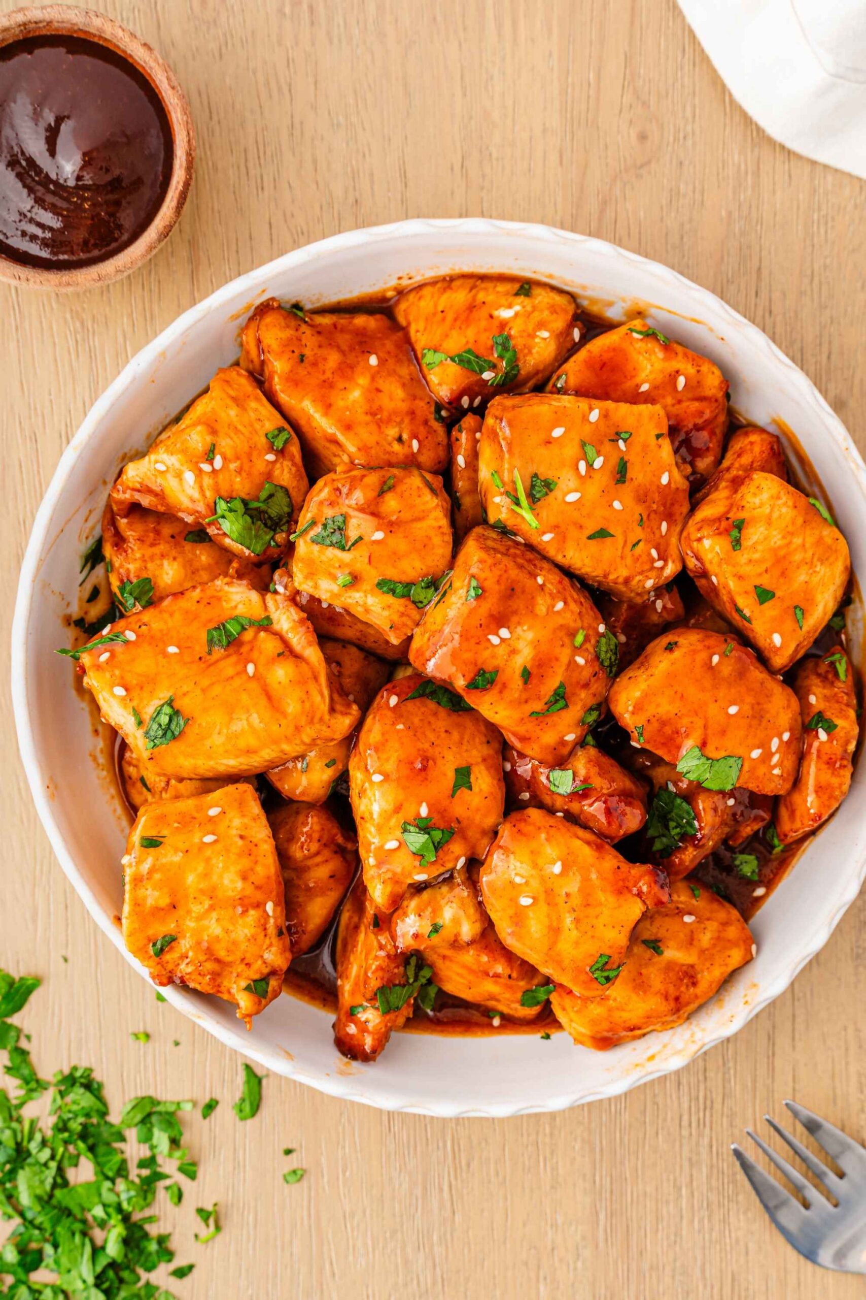 air fryer honey chicken bites