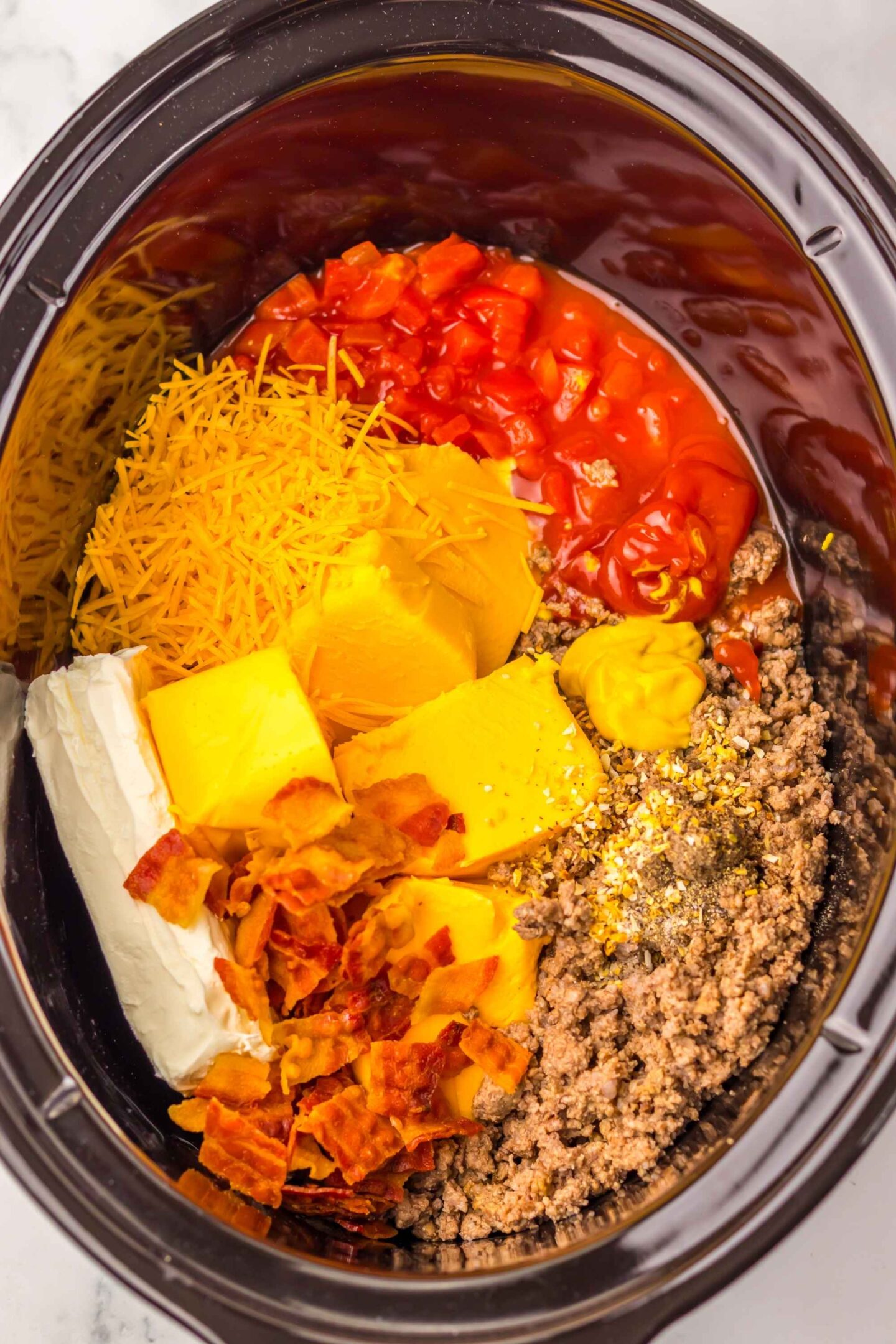 bacon cheeseburger dip base