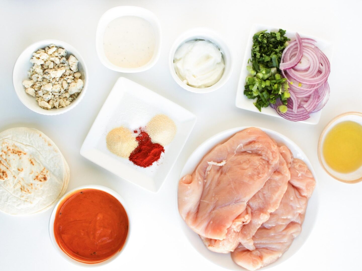 buffalo chicken tacos ingredients