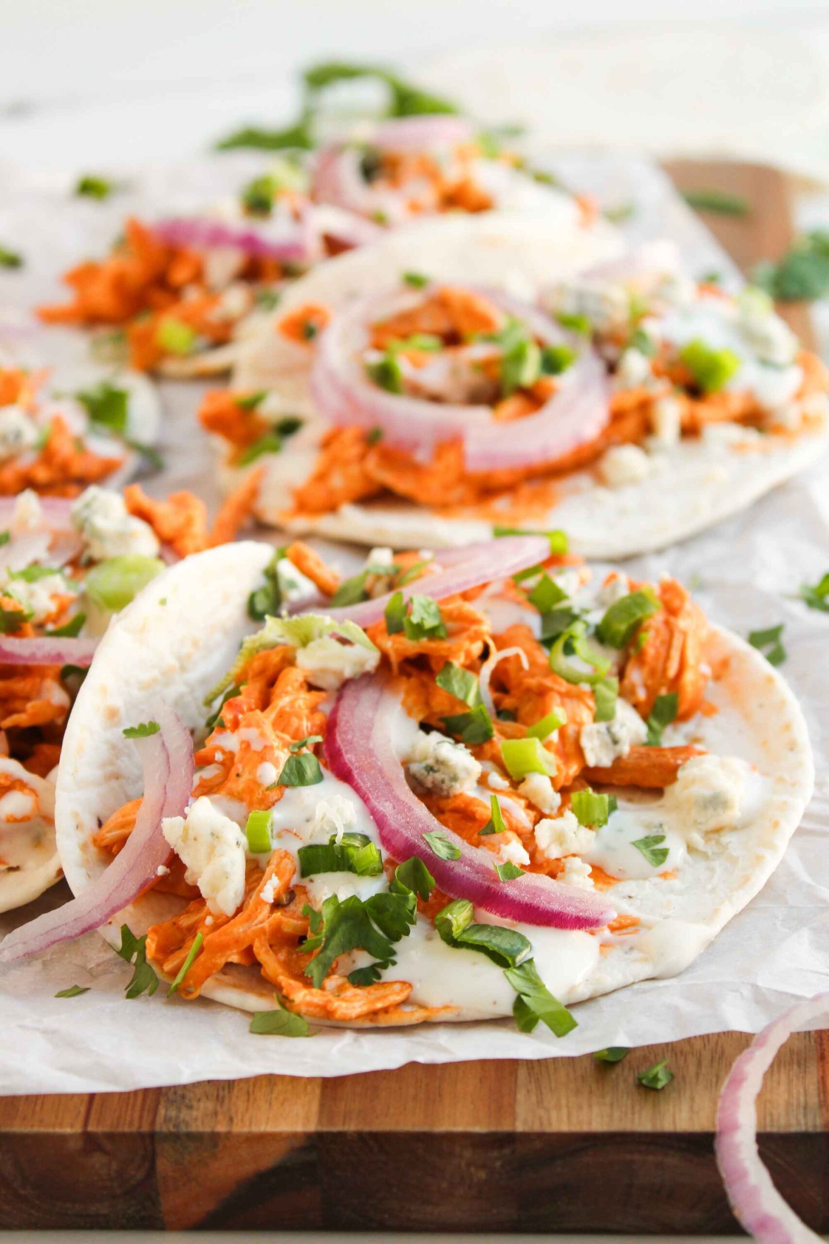 buffalo chicken tacos