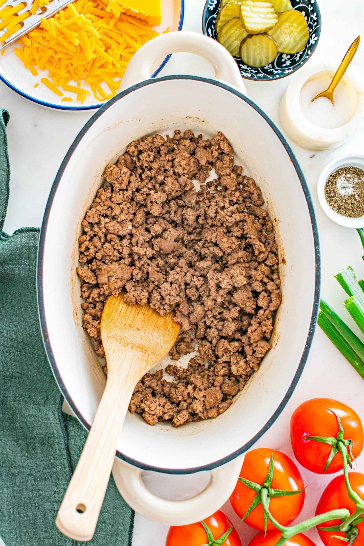 ground beef for soup