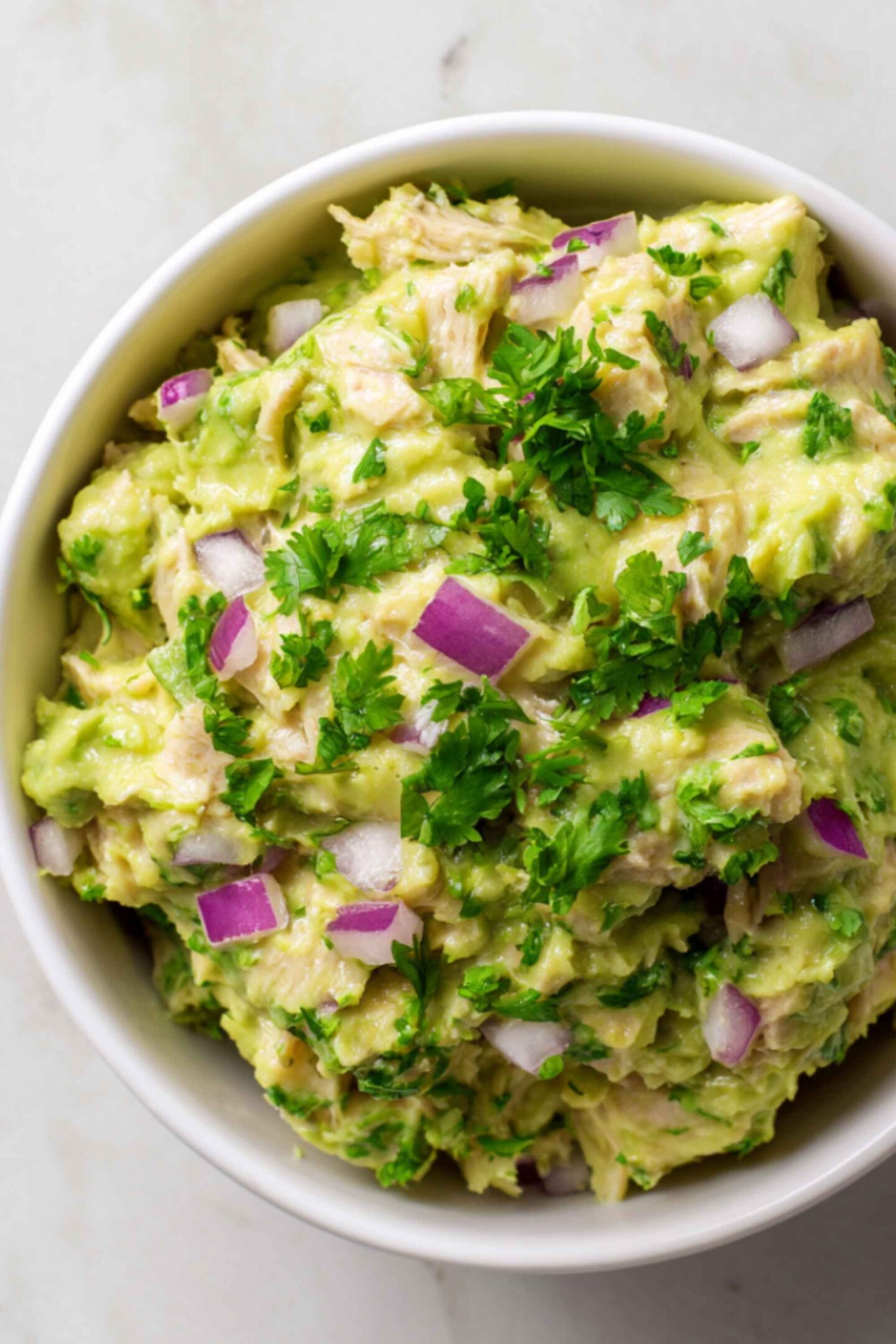 keto tuna avocado salad