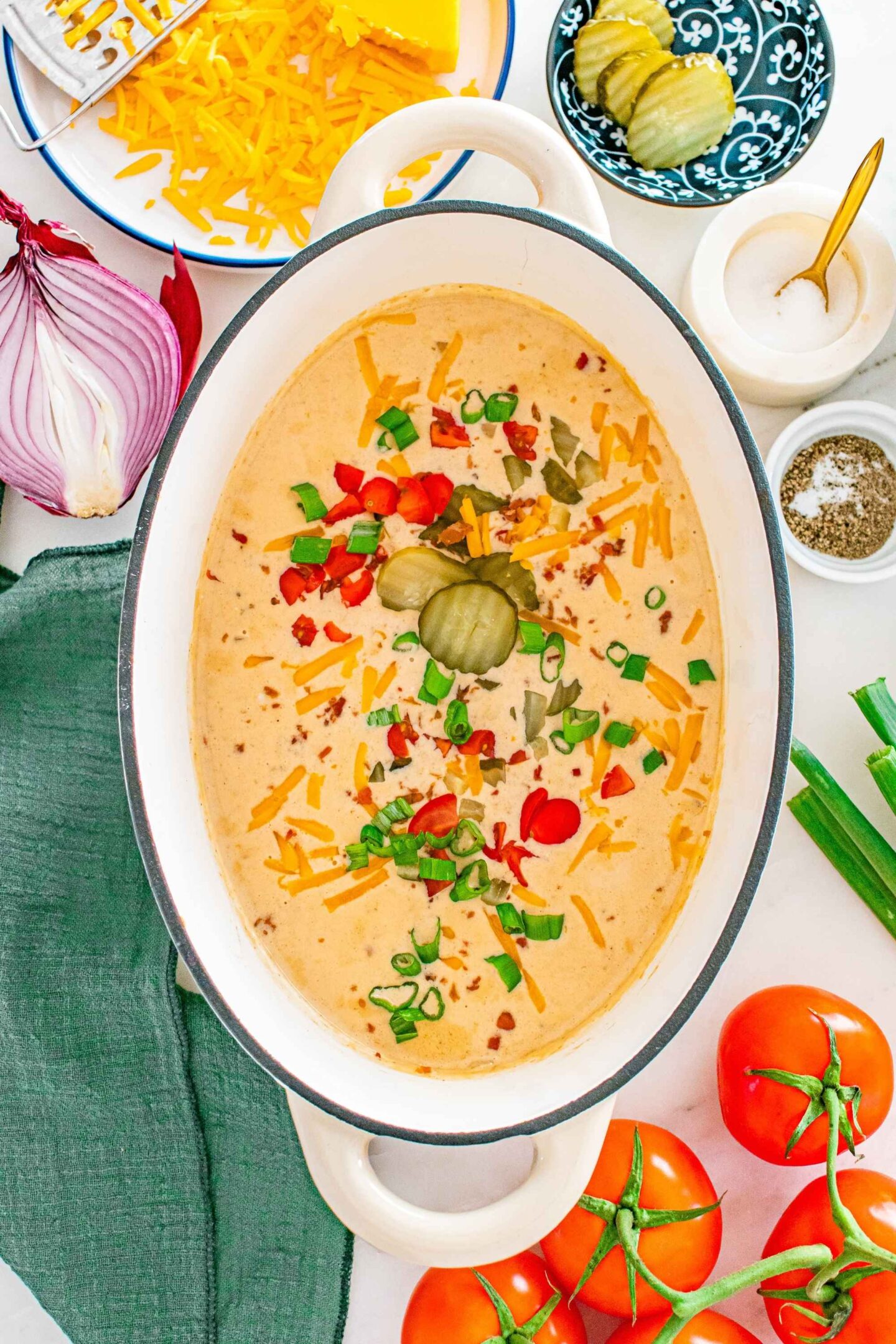 low carb cheeseburger soup