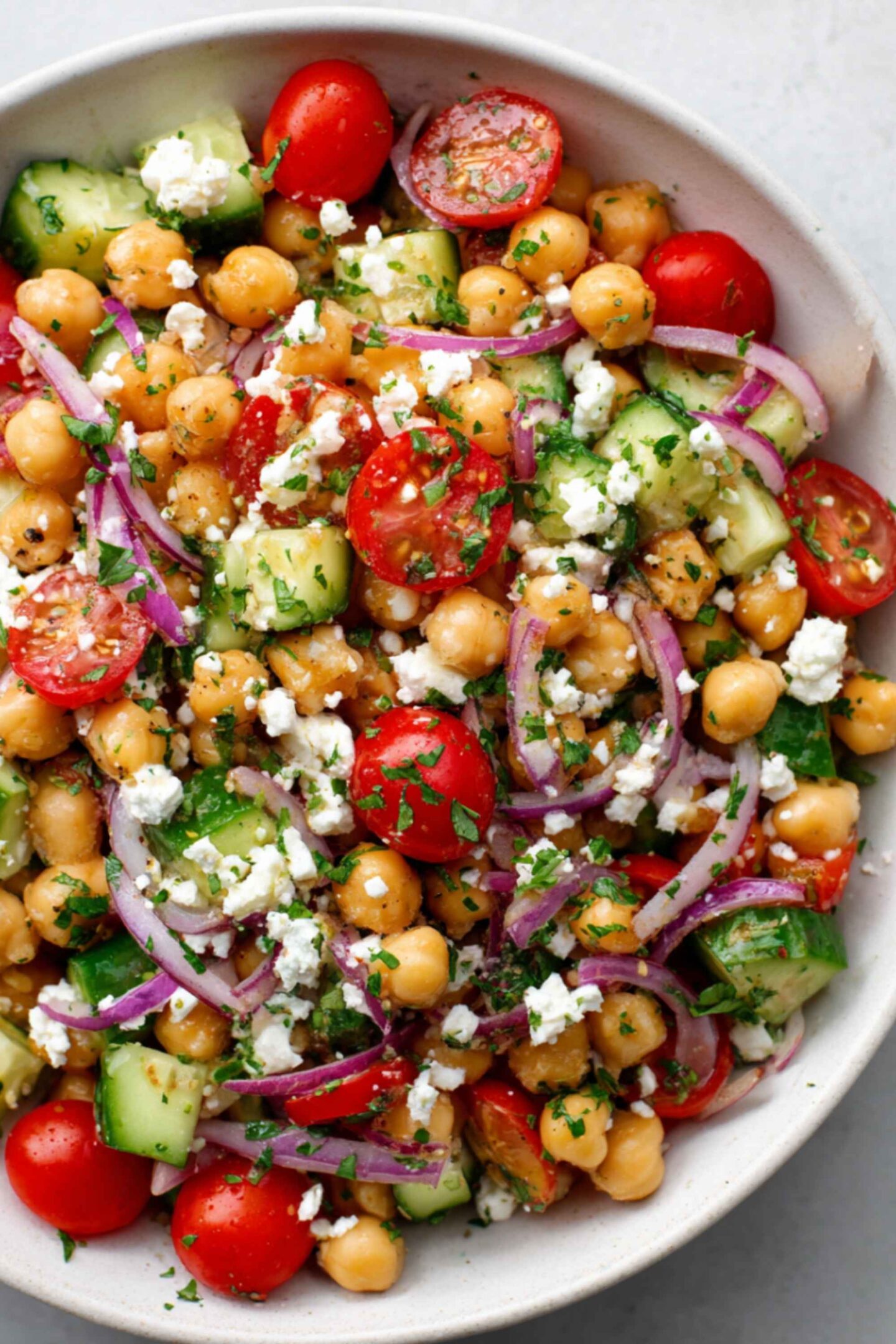 med chickpea salad
