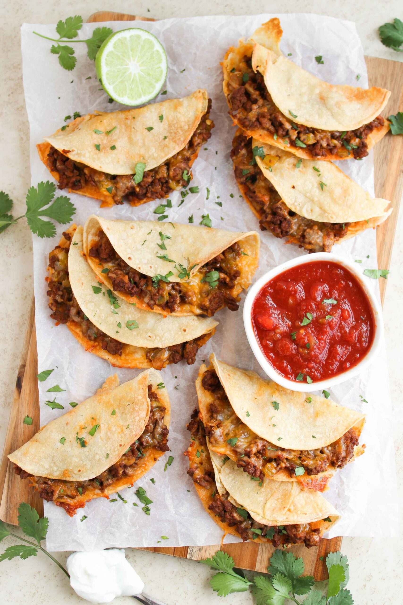 beef chili tacos