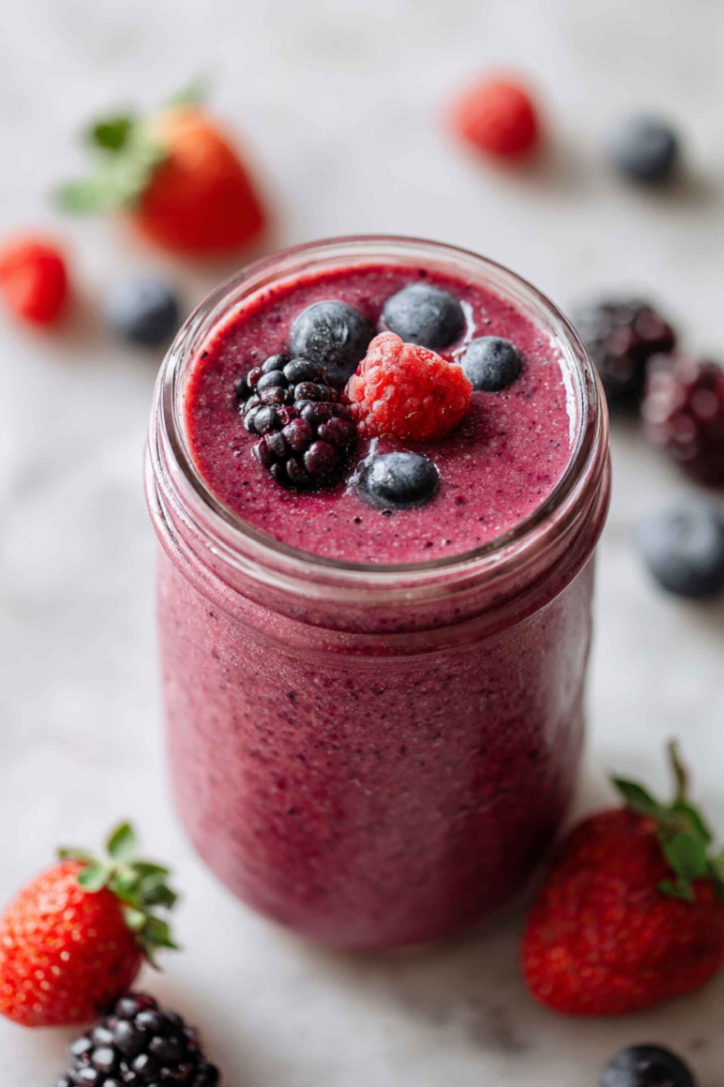 berry vanilla smoothie
