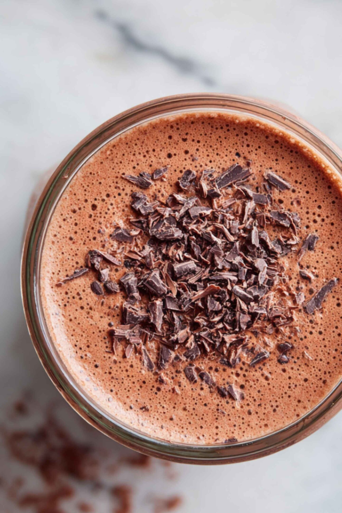 chocolate cottage cheese smoothie