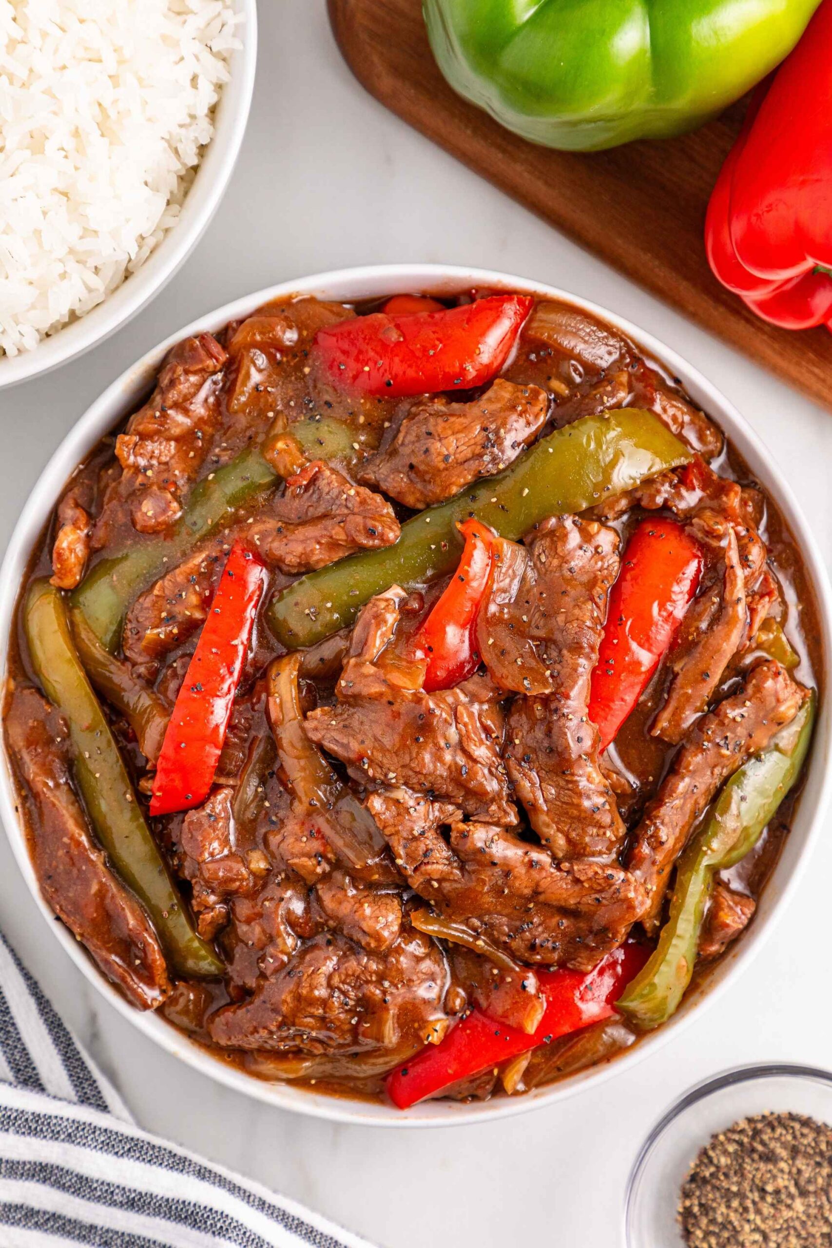 crockpot pepper steak