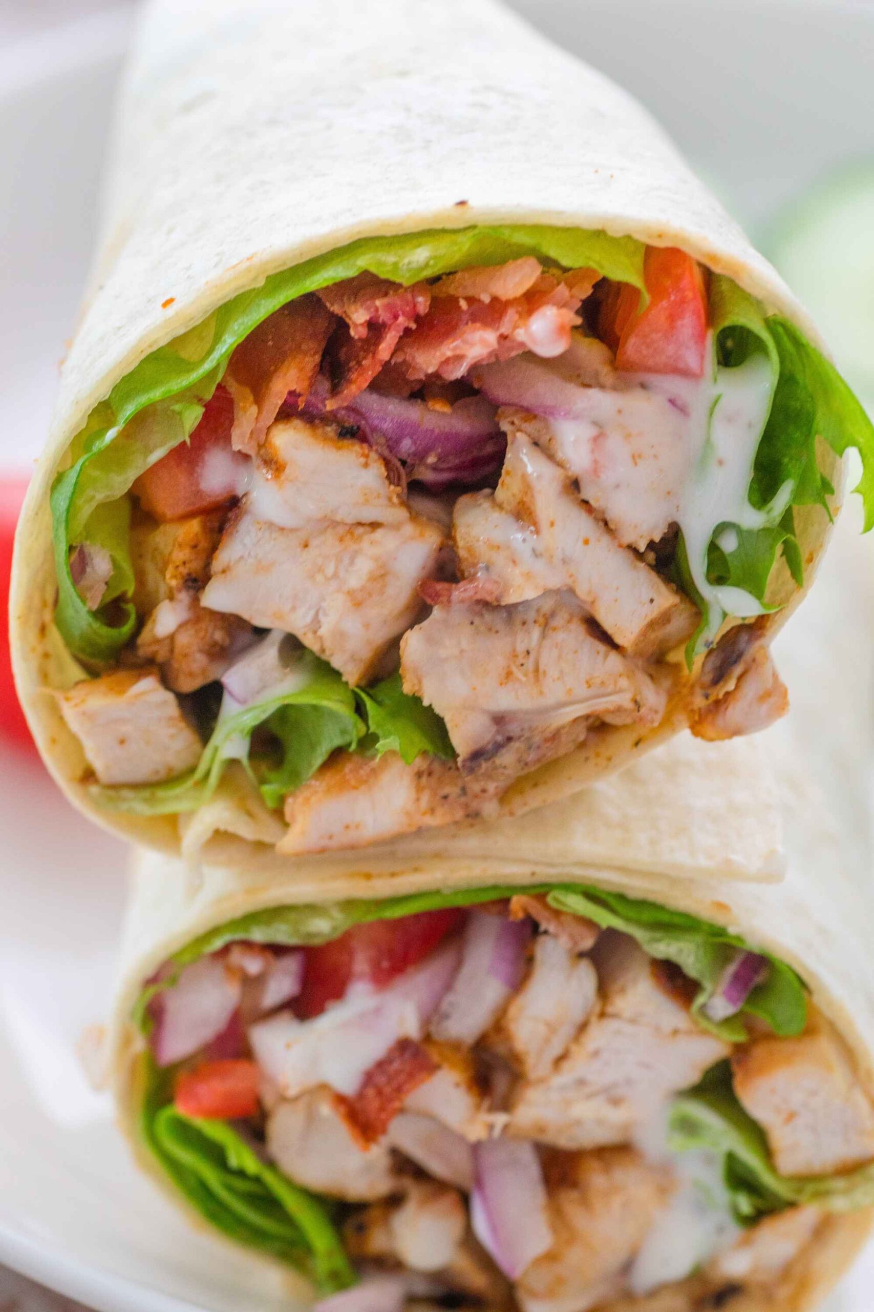 grilled chicken wrap