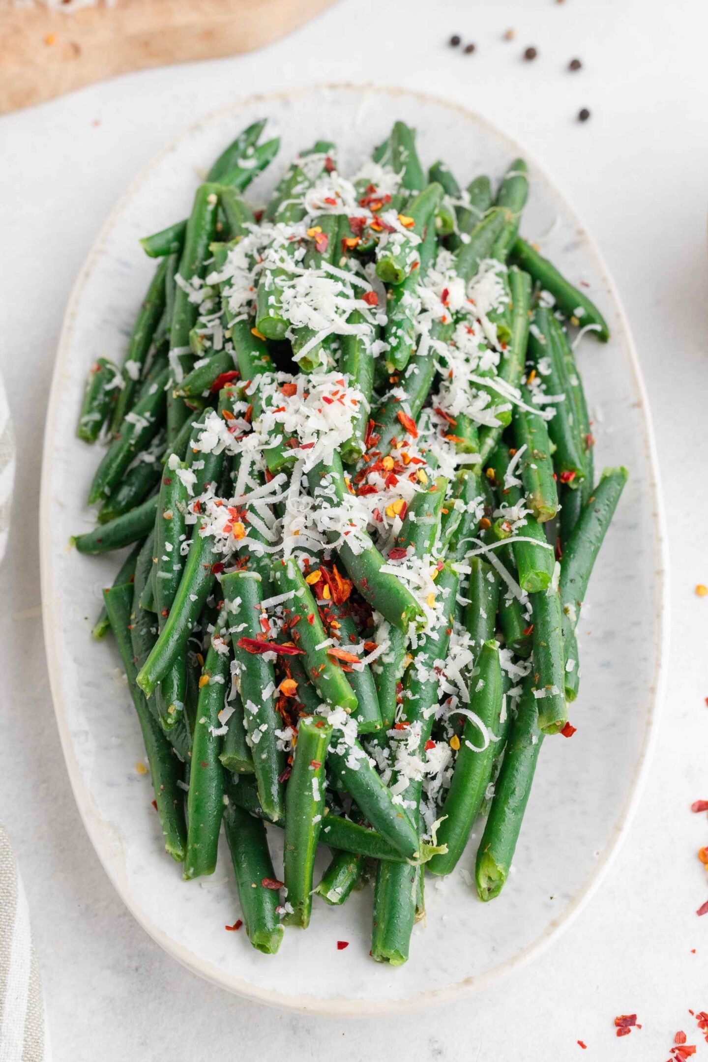 italian parmesan green beans