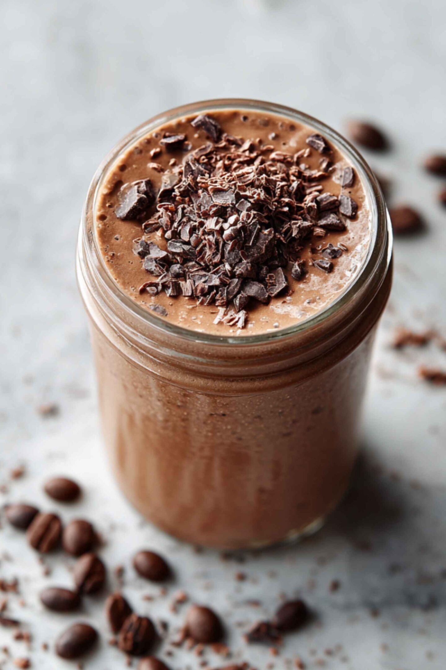 mocha protein smoothie