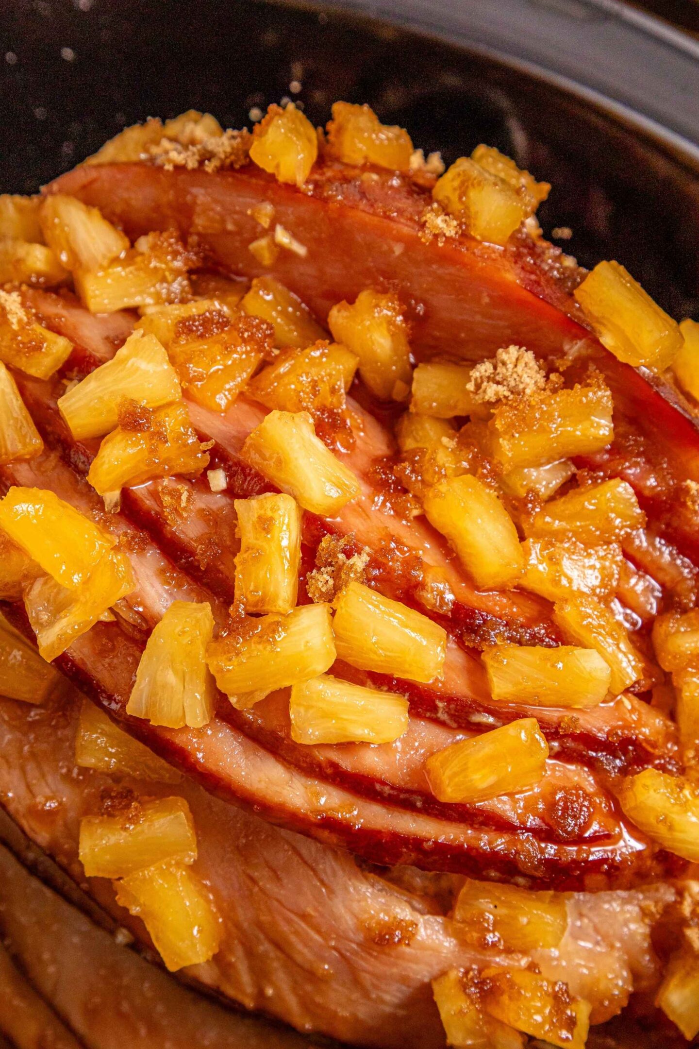 slow cooker pineapple ham