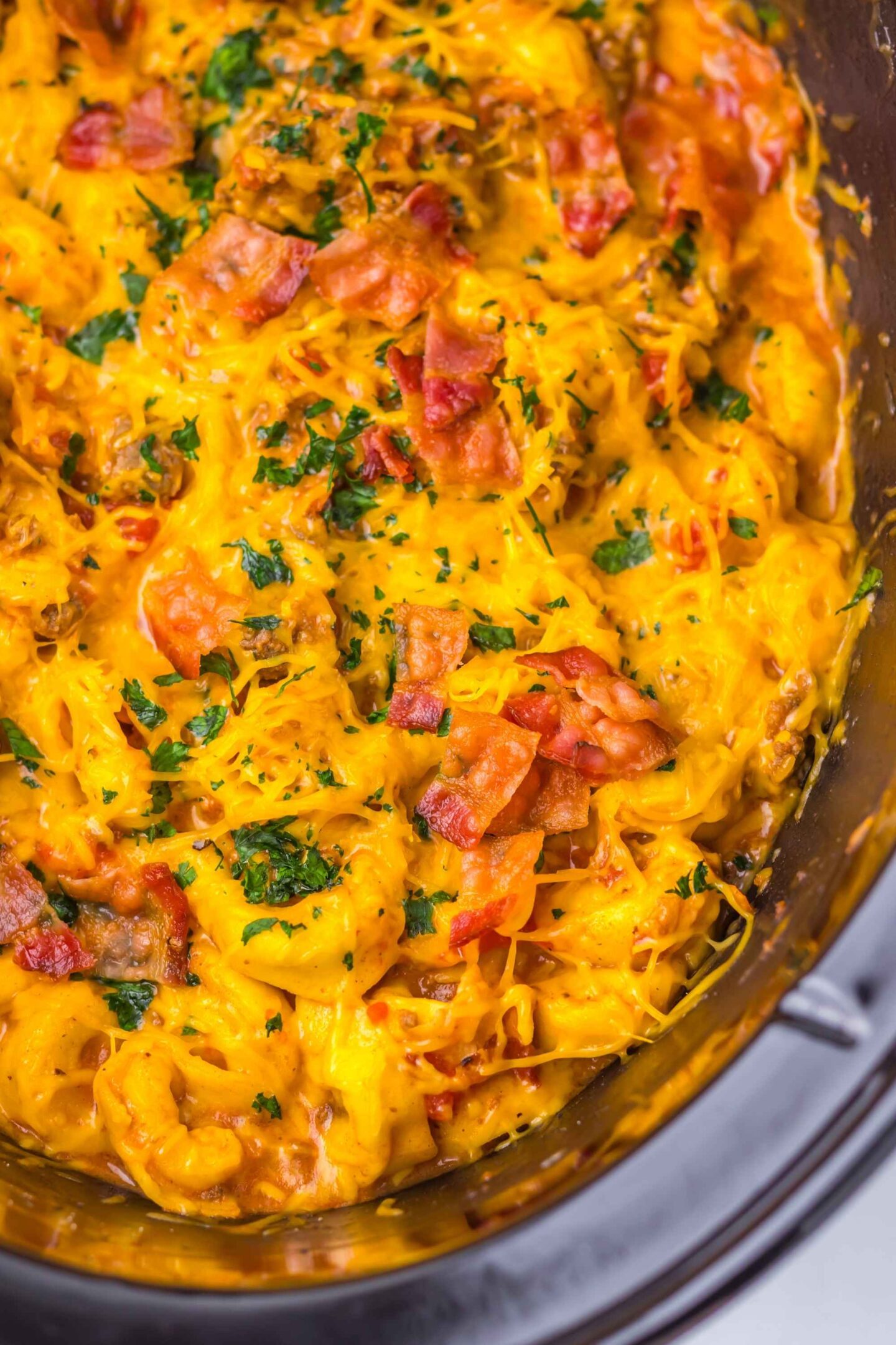 cheeseburger crockpot pasta