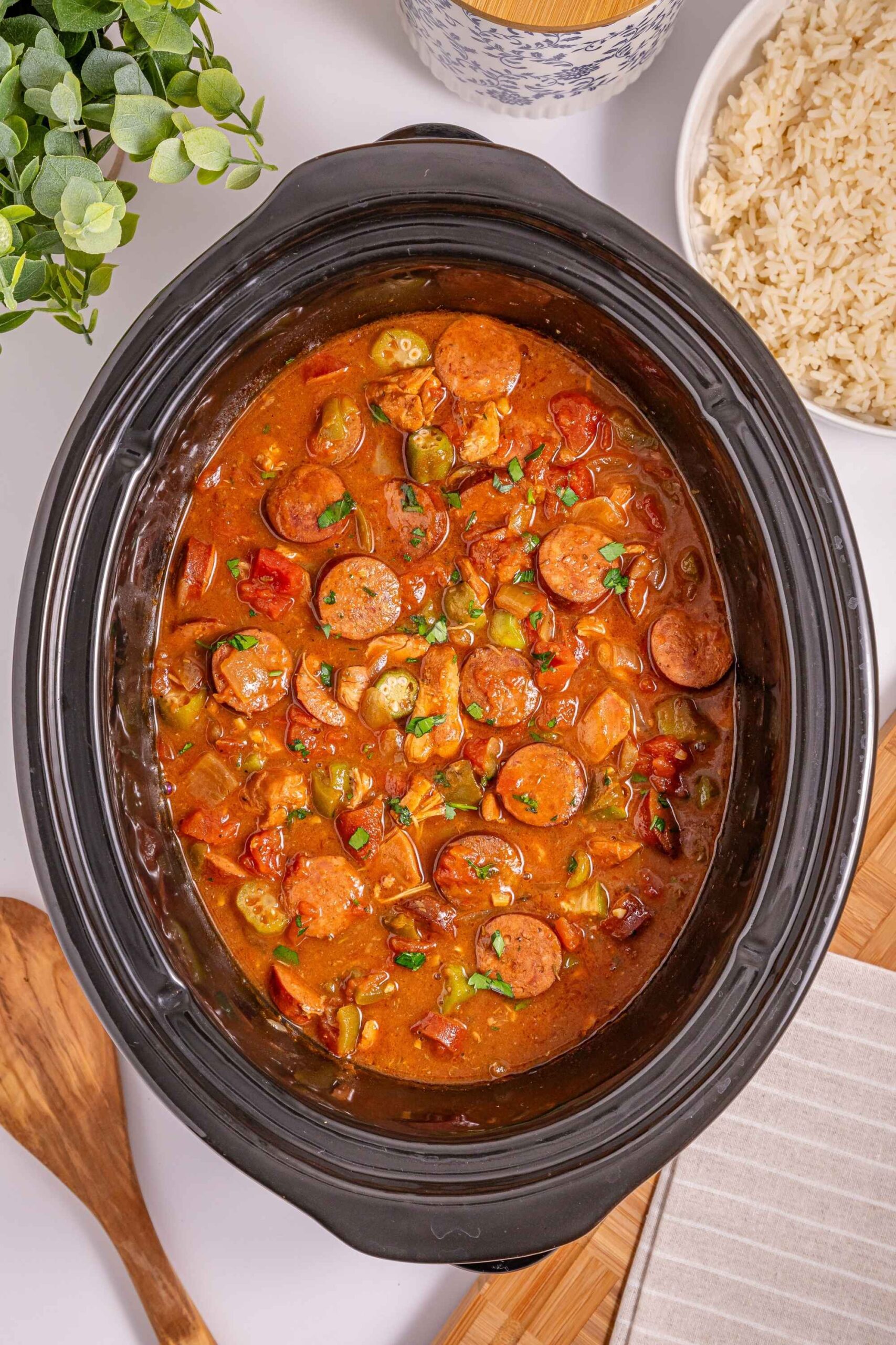 crockpot cajun gumbo