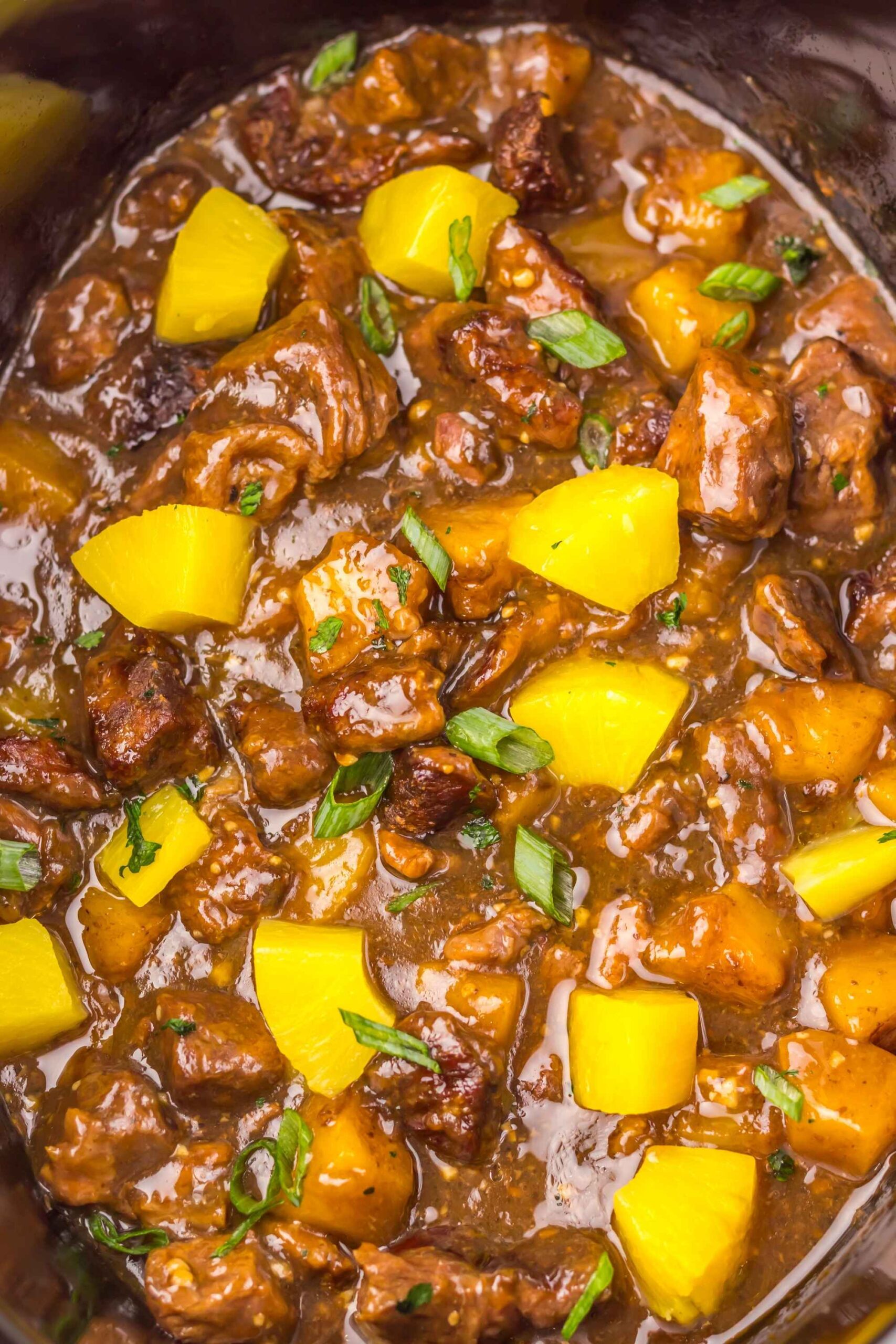 crockpot teriyaki steak