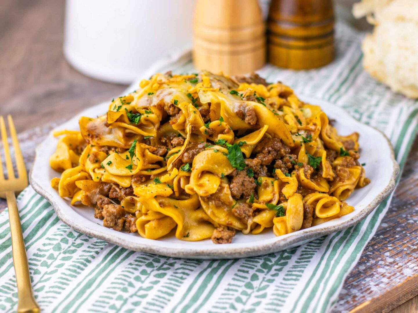 french beef pasta noodles
