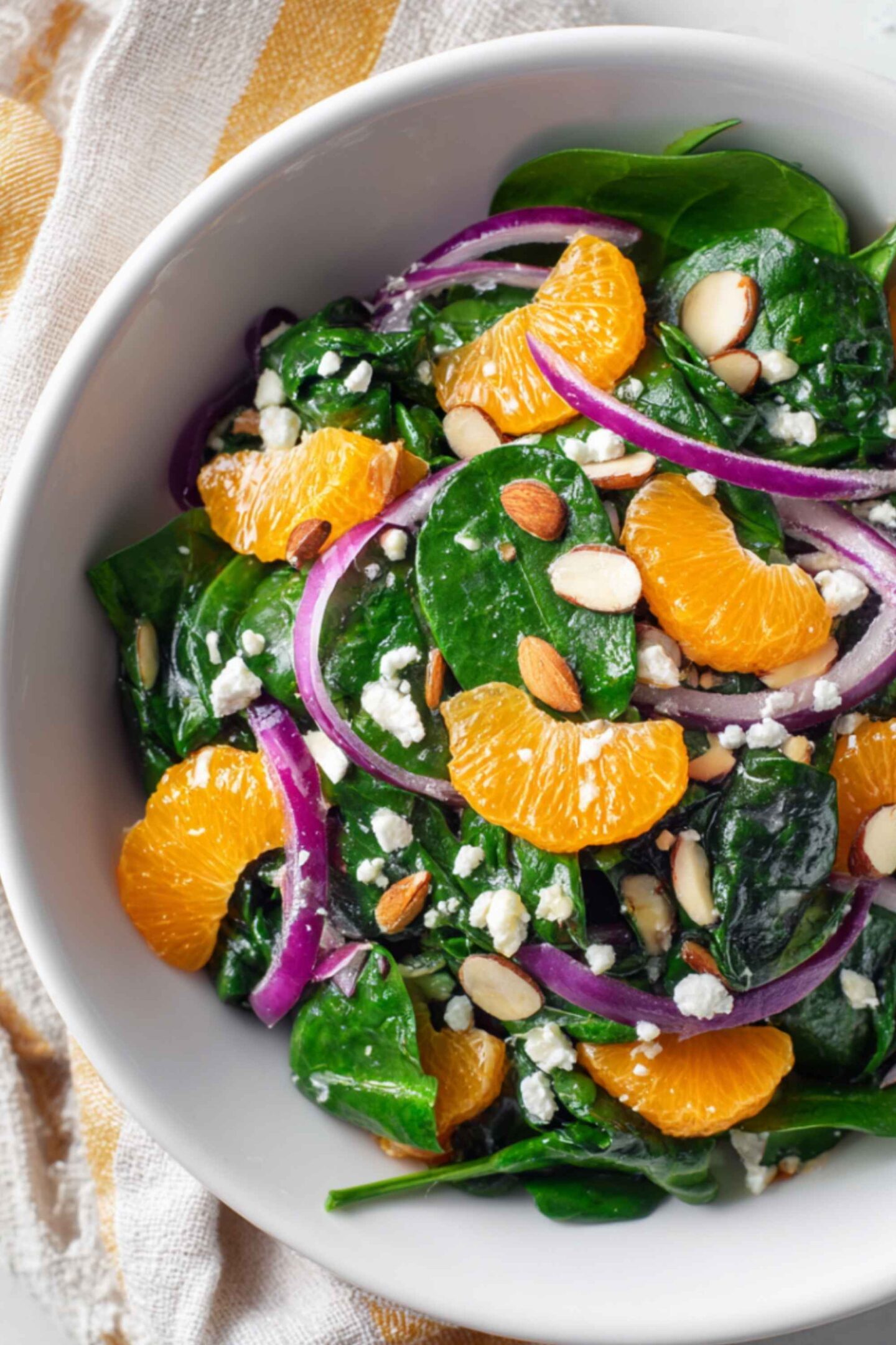 mandarin spinach salad