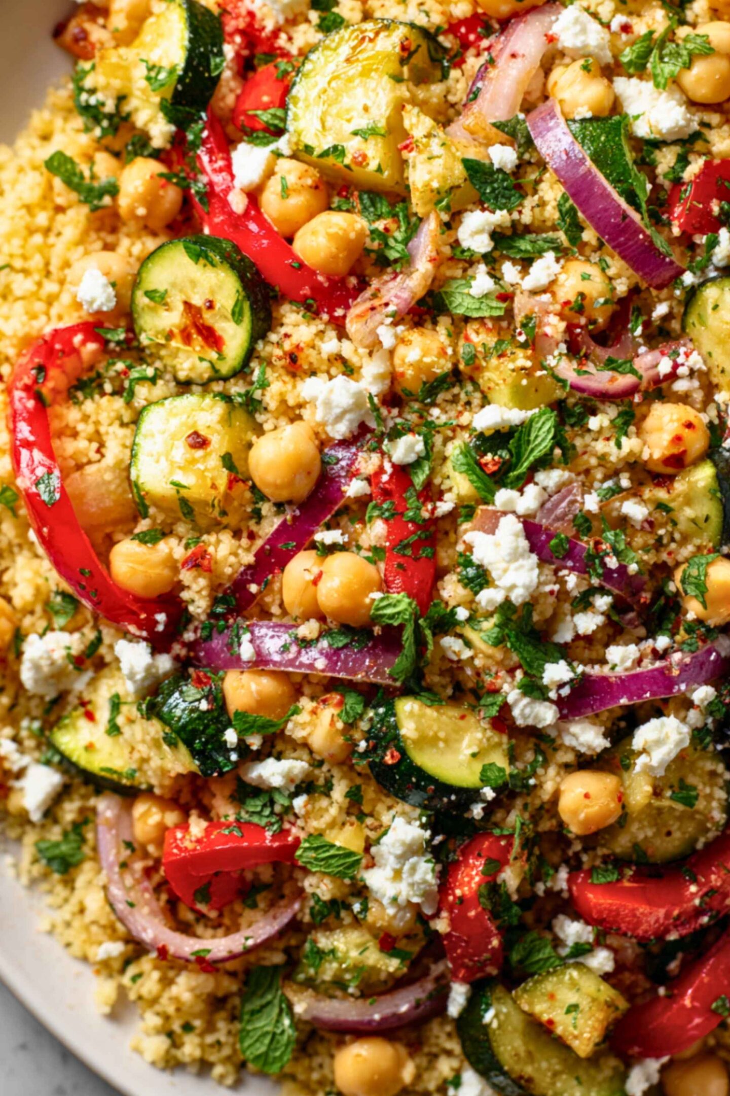 couscous summer veg platter