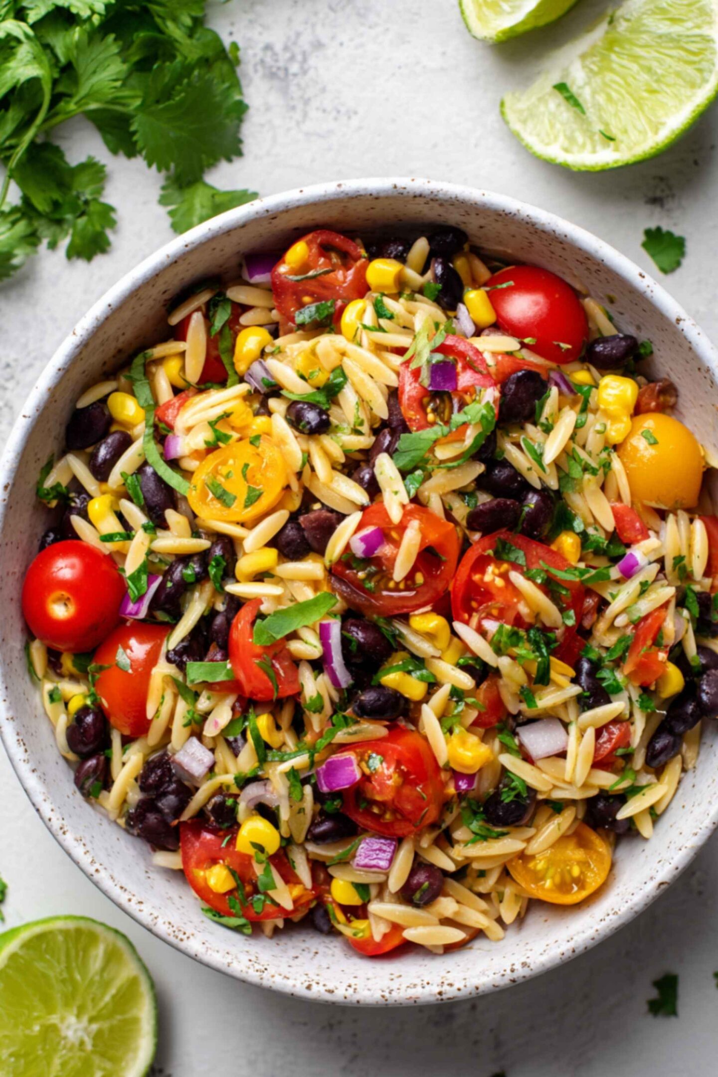 cowboy orzo salad