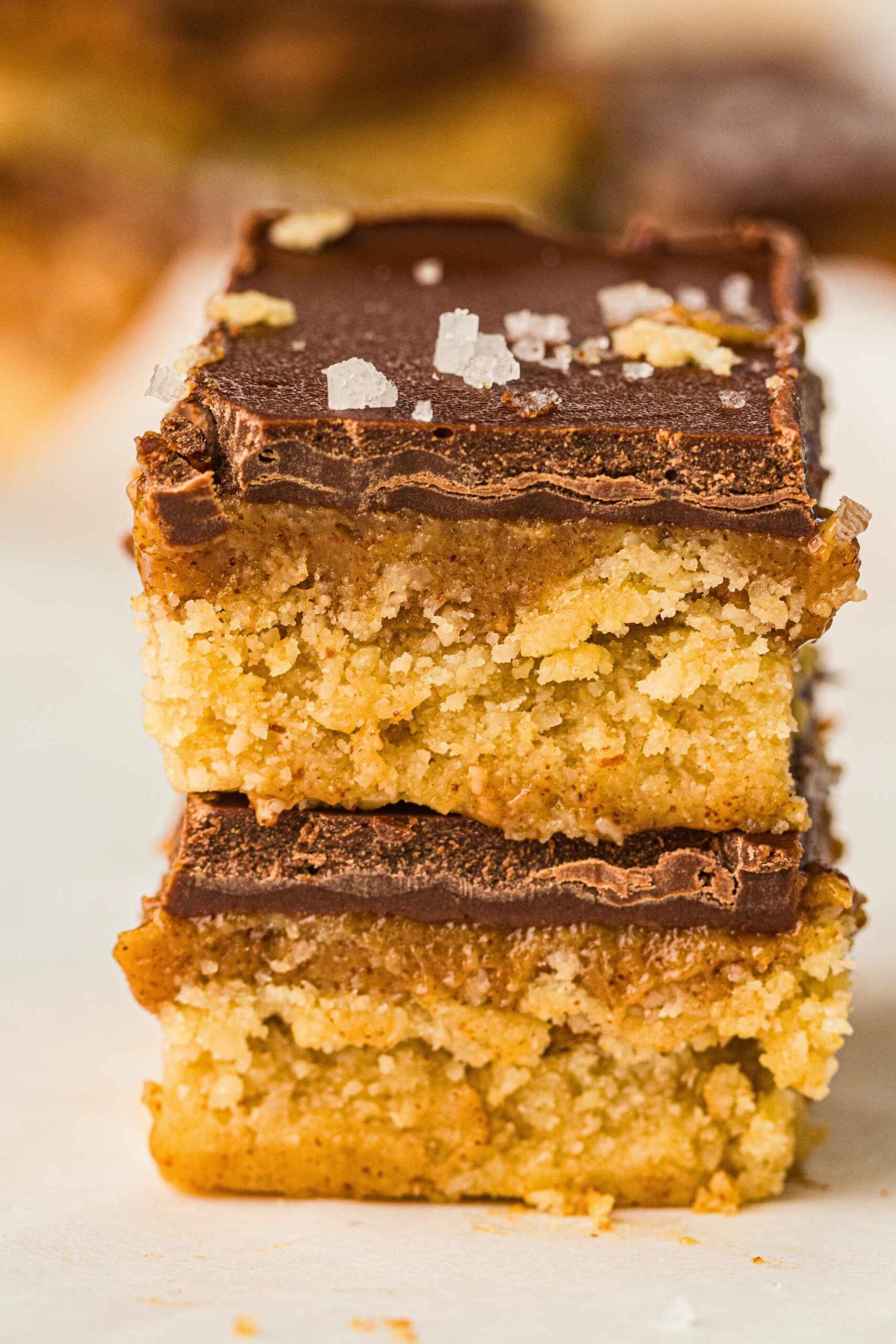 healthy chocolate caramel bars