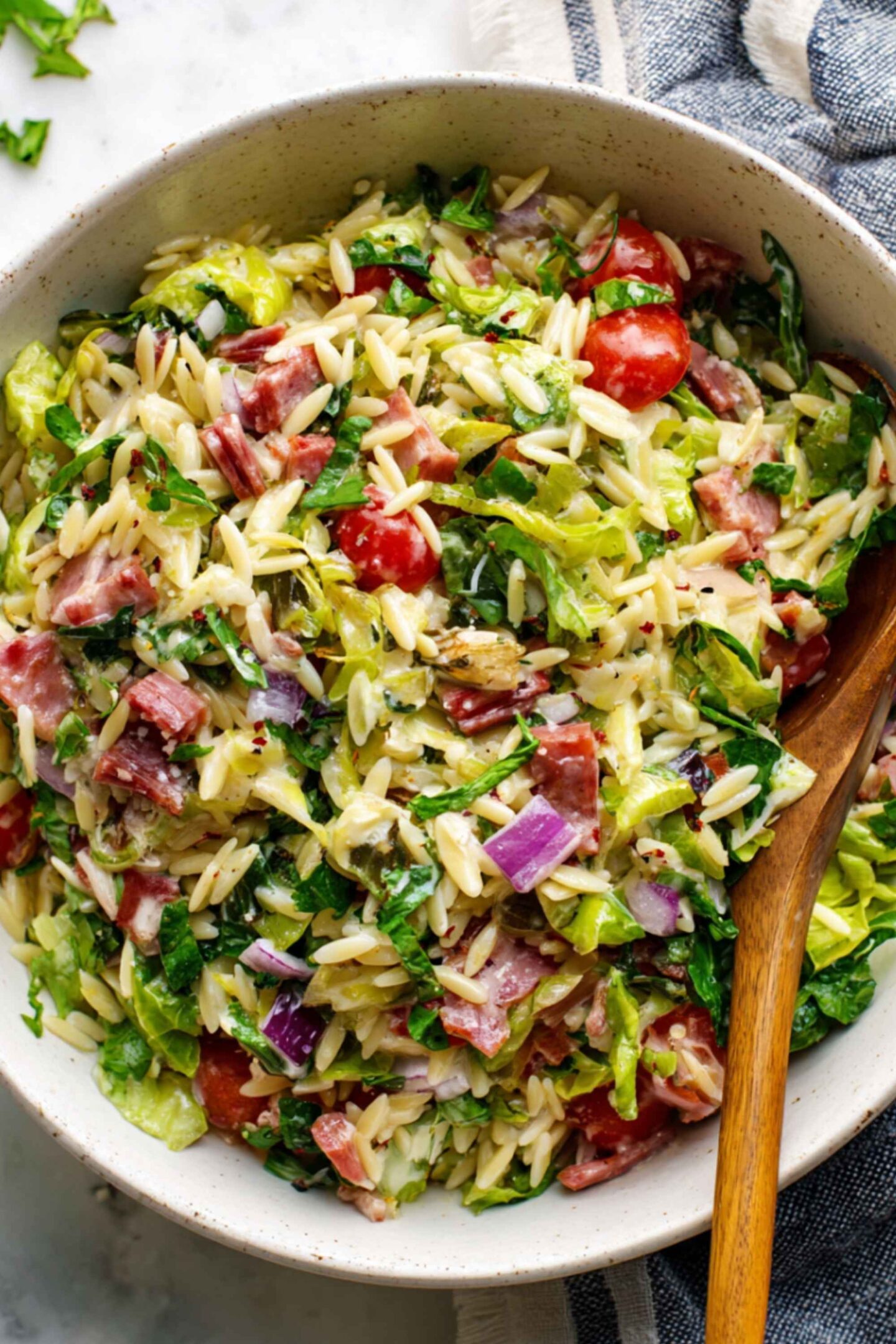 orzo grinder salad