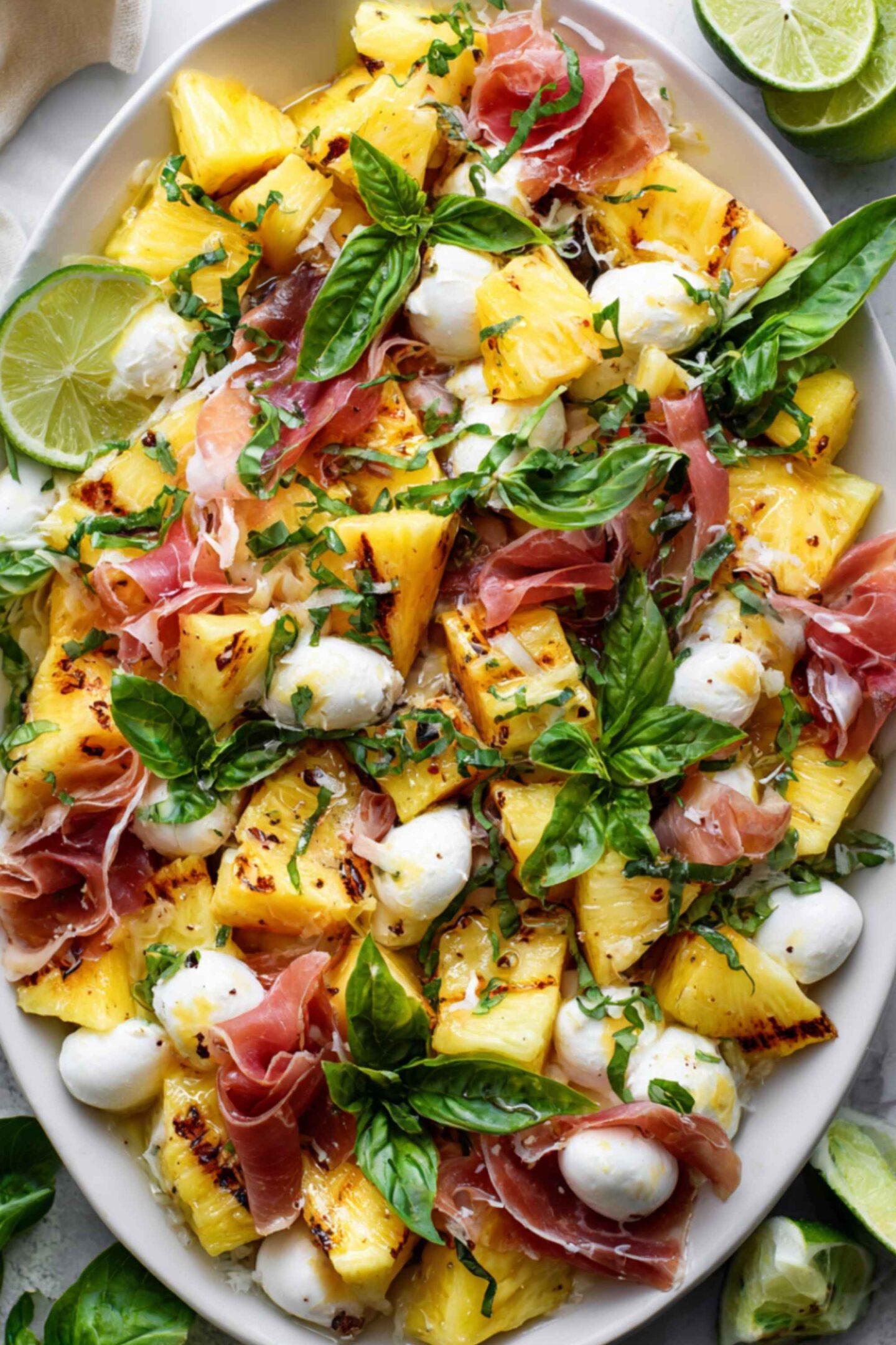 pineapple prosciutto salad